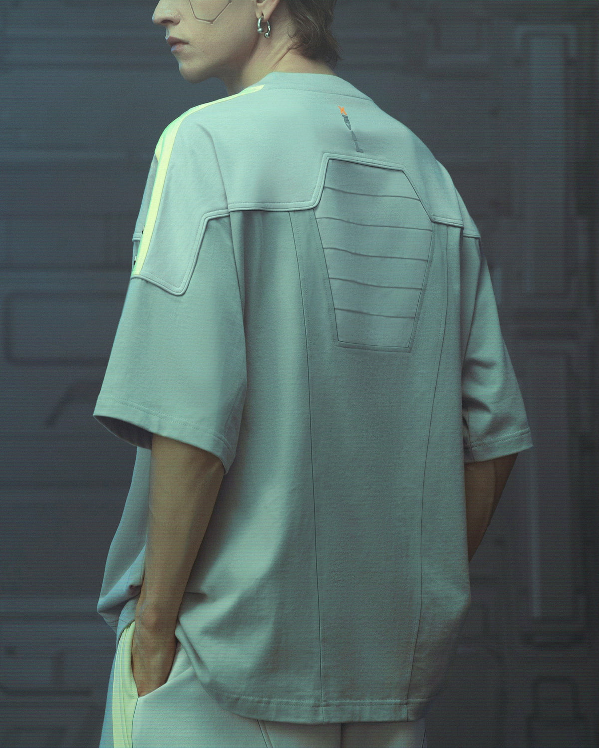 XIPHEVIL Modern Deconstructed Rivet Jersey Sliver – photo 8 of 19