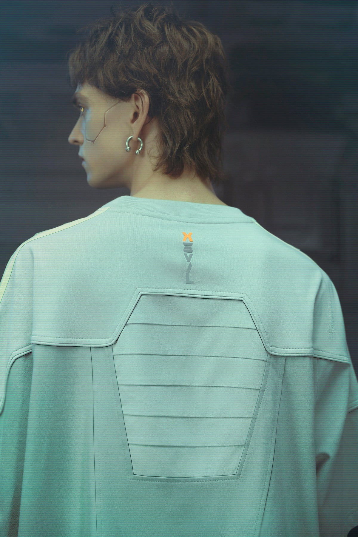 XIPHEVIL Modern Deconstructed Rivet Jersey Sliver – photo 13 of 19