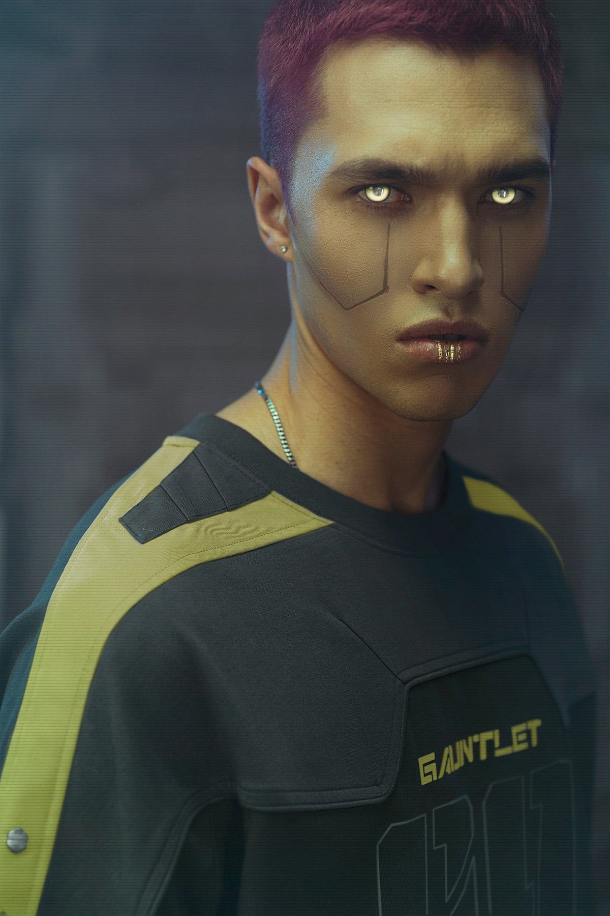 XIPHEVIL Modern Deconstructed Rivet Jersey Yellow – photo 7 of 15
