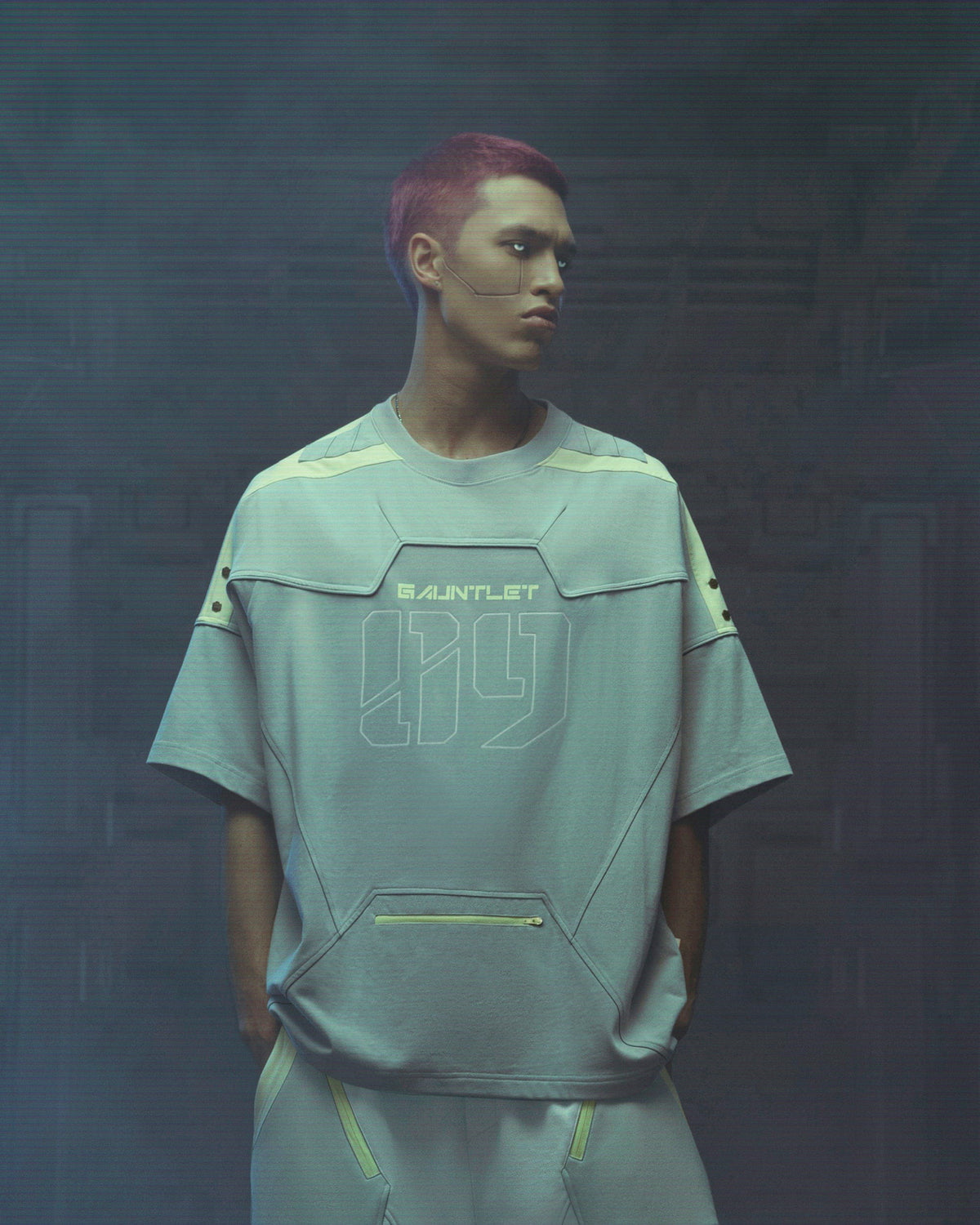XIPHEVIL Modern Deconstructed Rivet Jersey Sliver – photo 4 of 19