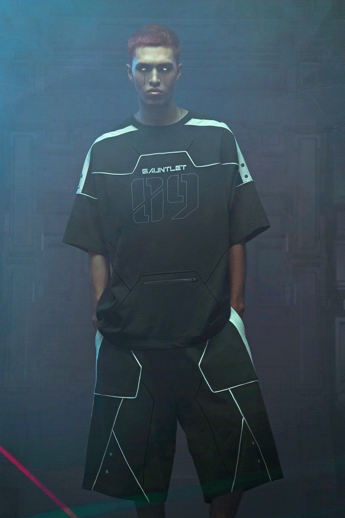 XIPHEVIL Modern Deconstructed Rivet Jersey Black – photo 4 of 15