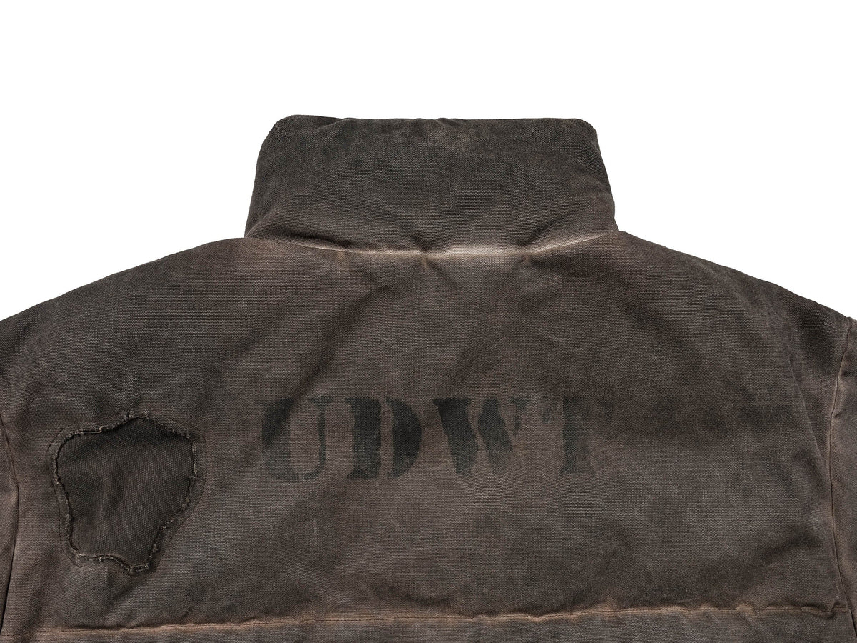 UNDERWATER Distressed Wanderer Patchwork Padded Jacket – photo 10 of 12