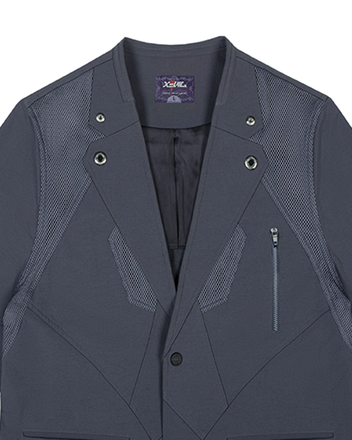 XIPHEVIL Bellator IV Mesh Metal Short-Sleeve Blazer Black – photo 15 of 18