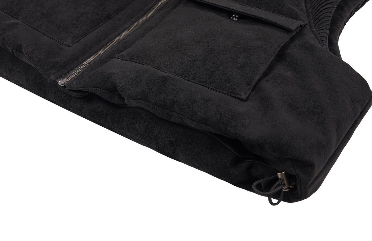 UNDERWATER Demon Horned Detachable Hood Down Vest – photo 13 of 14