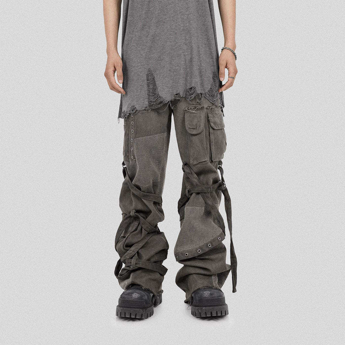 UNDERWATER Scavenger Heavyduty Multi-Pockets Striped Cargo – photo 7 of 24