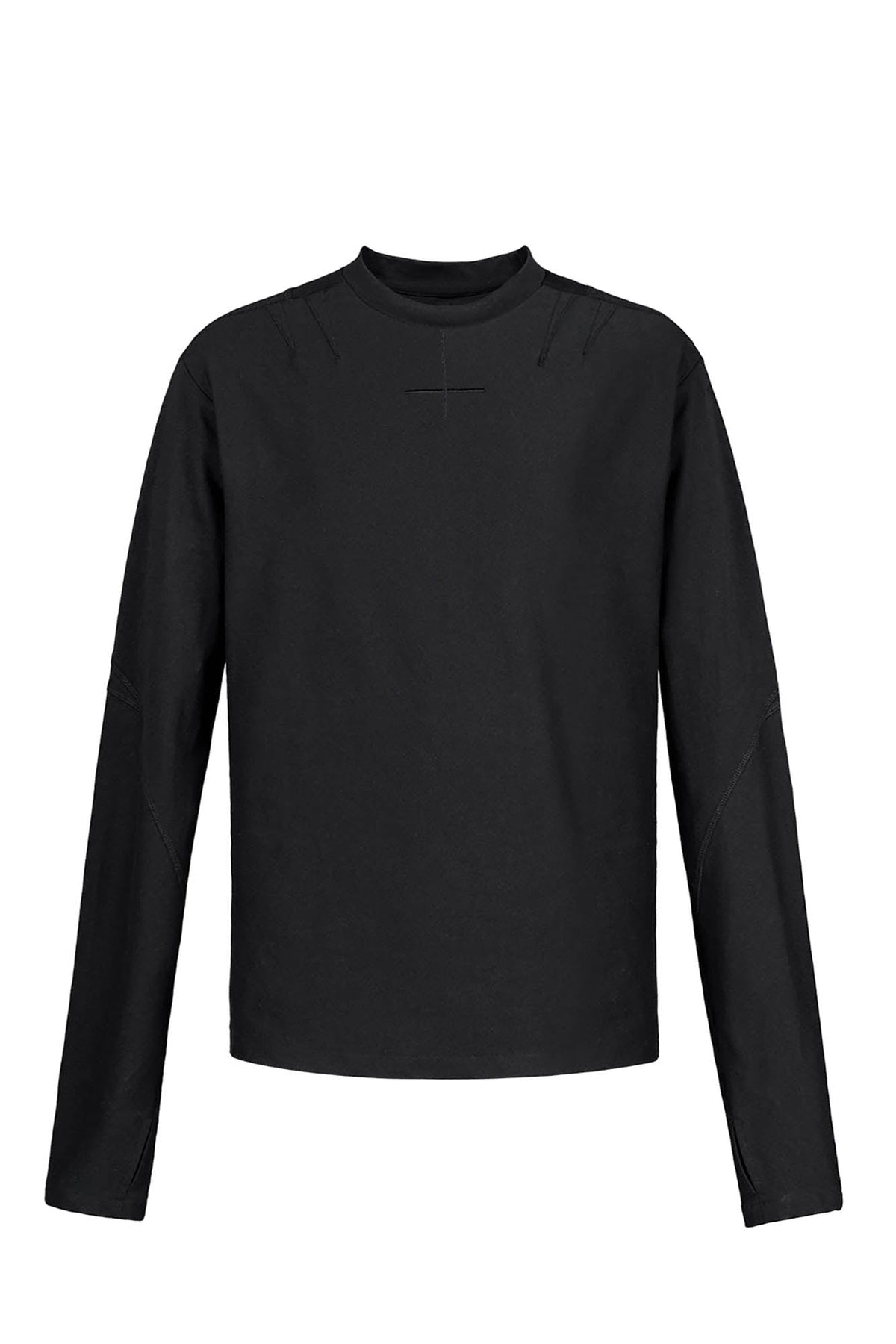 UNDERWATER Cross Embroidered High Neck Long-Sleeve Tee – photo 11 of 12