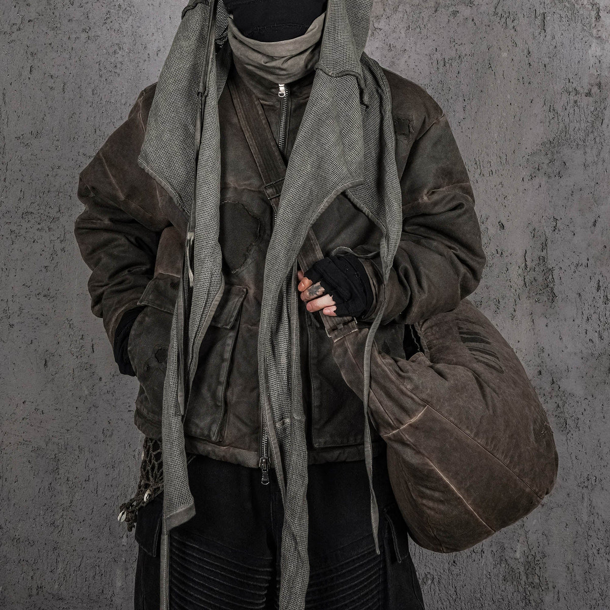 UNDERWATER Distressed Wanderer Crescent Bag – photo 2 of 13