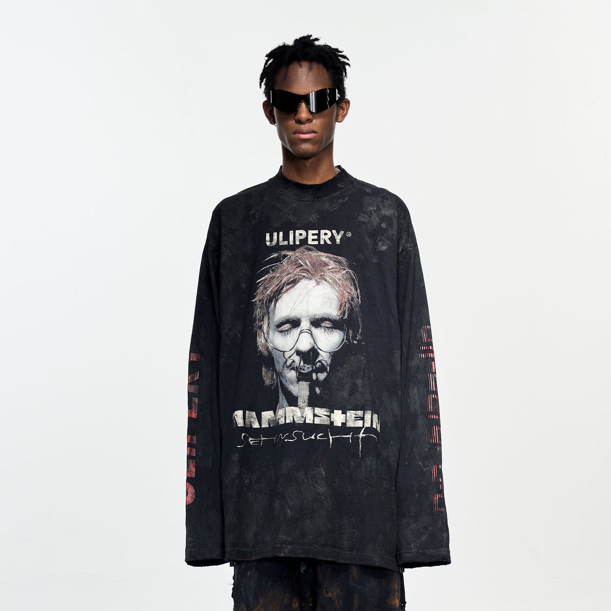 ULIPERY Rammstein Closing Eyes Long Sleeve Tee