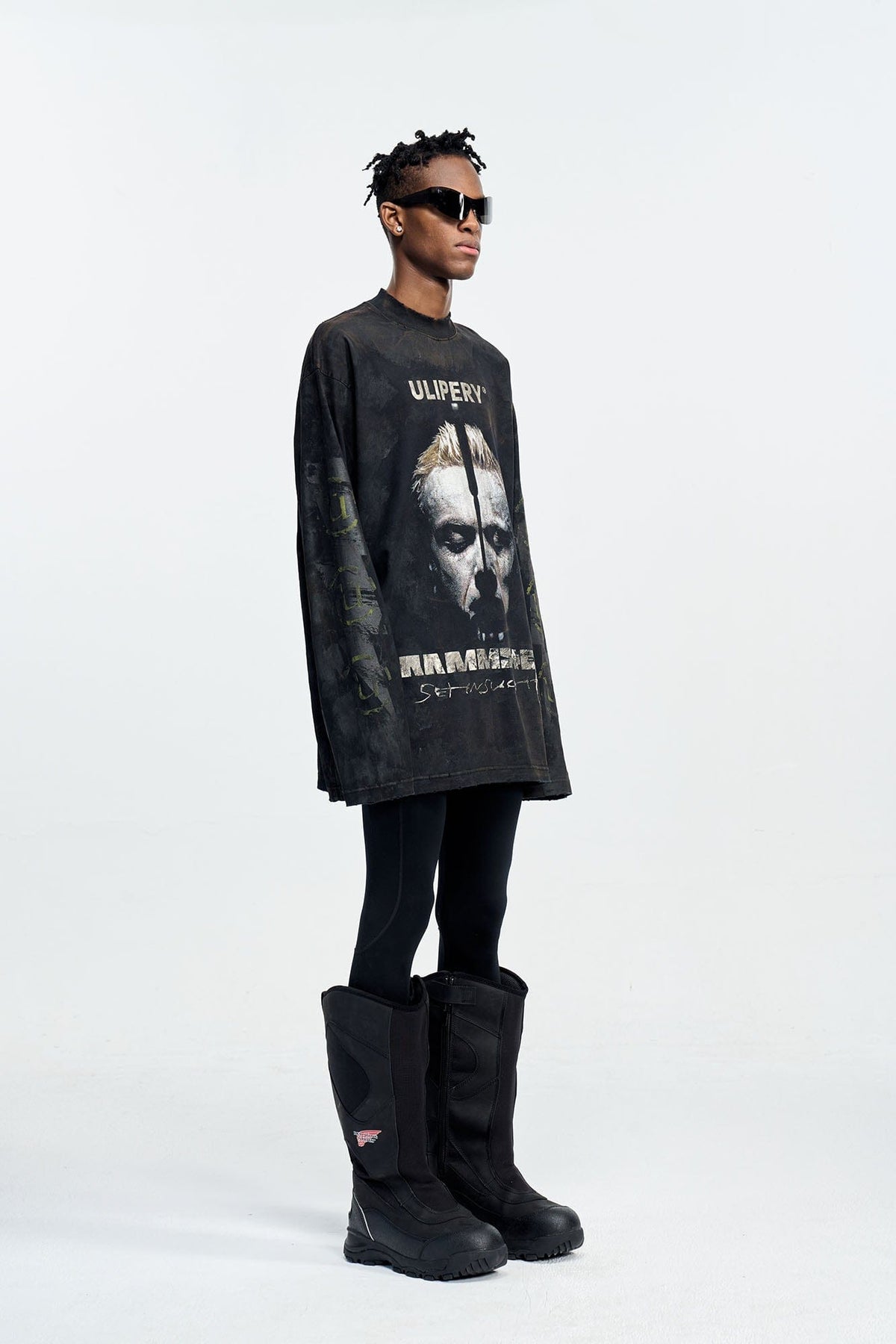 ULIPERY Rammstein Forehead Spike Long Sleeve Tee – photo 4 of 19