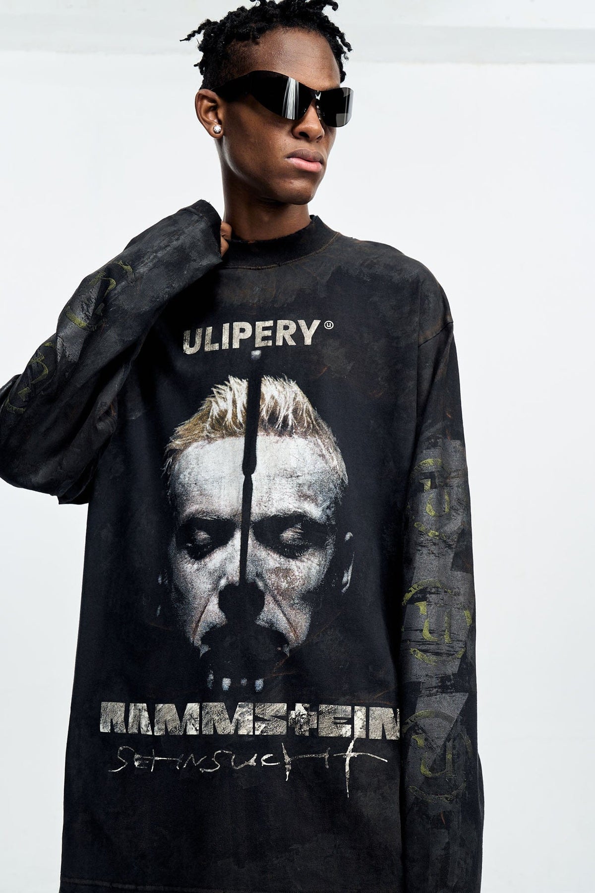 ULIPERY Rammstein Forehead Spike Long Sleeve Tee – photo 7 of 19