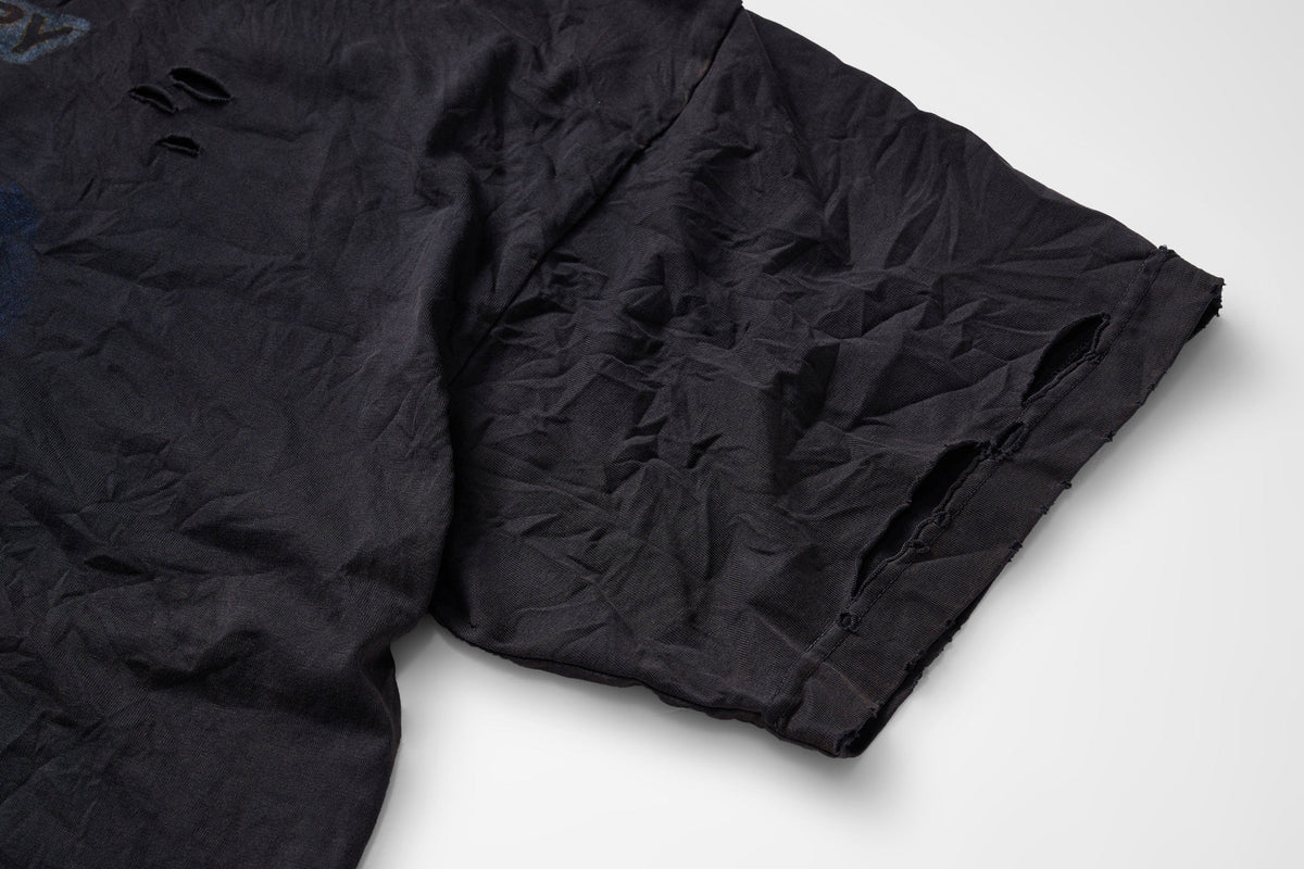 ULIPERY Distressed Glow Crinkled T-Shirt – photo 18 of 21