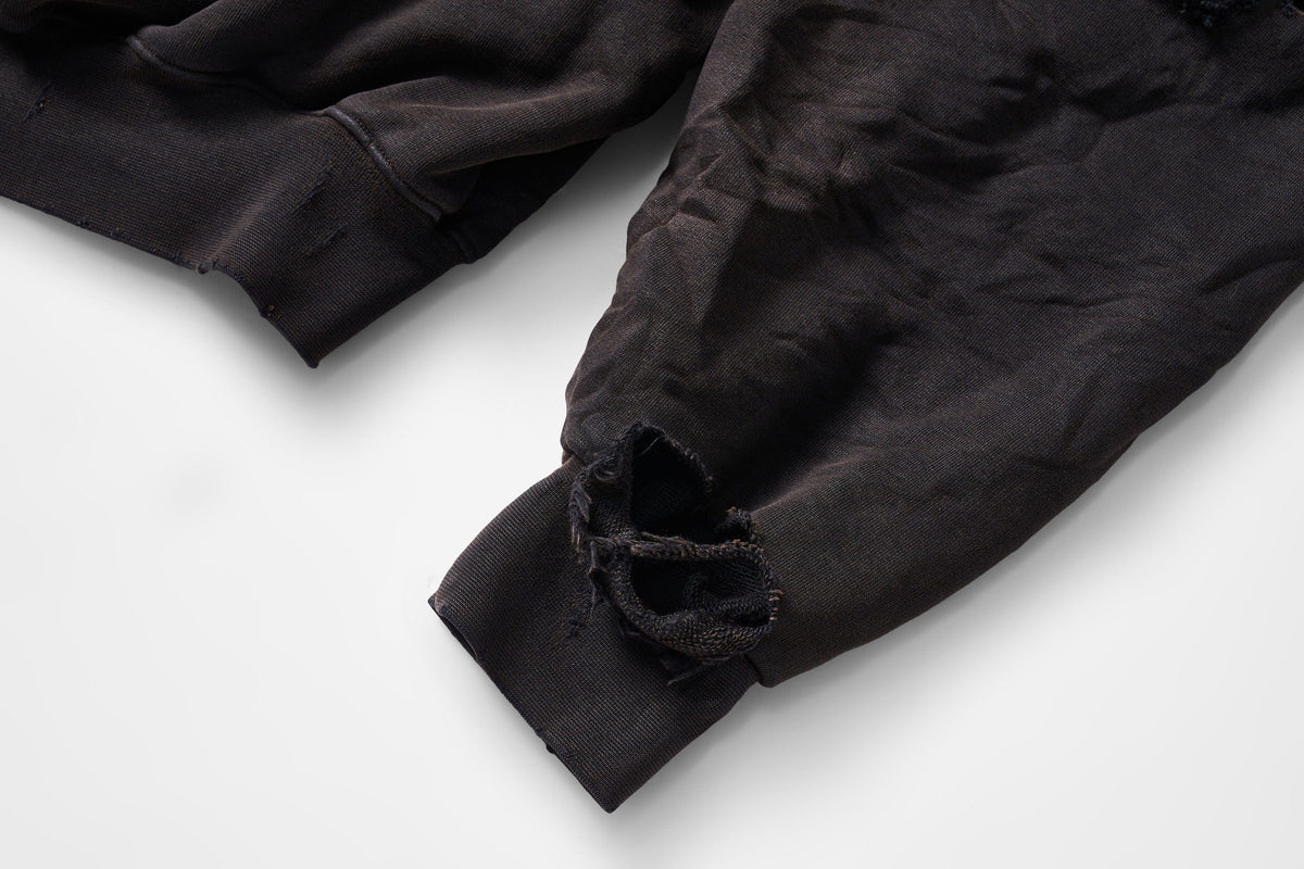 ULIPERY Distressed Glow Crinkled Hoodie – photo 13 of 20