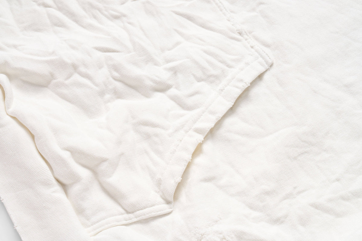 ULIPERY Dirty Fit Distressed Crinkled Hoodie White – photo 15 of 18