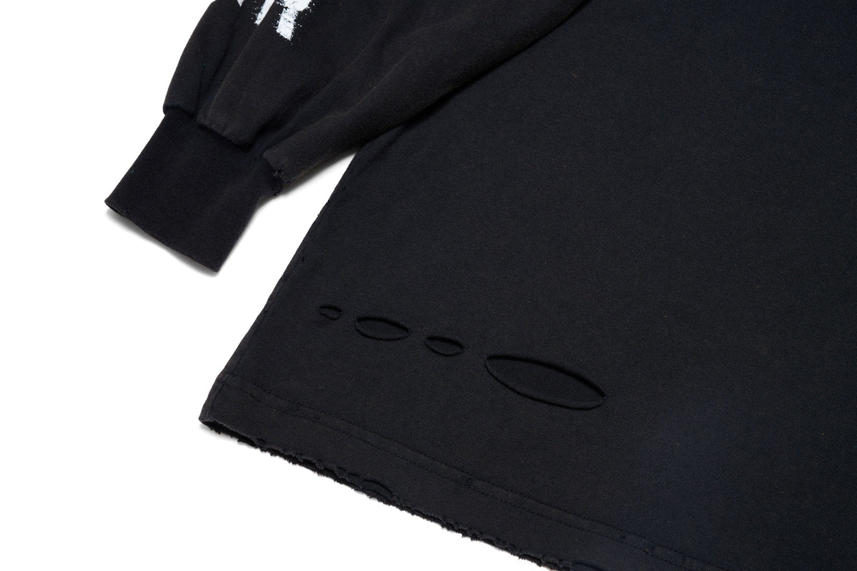 ULIPERY Distressed USB Flash Drive Graphic Long Sleeve Tee – photo 11 of 11