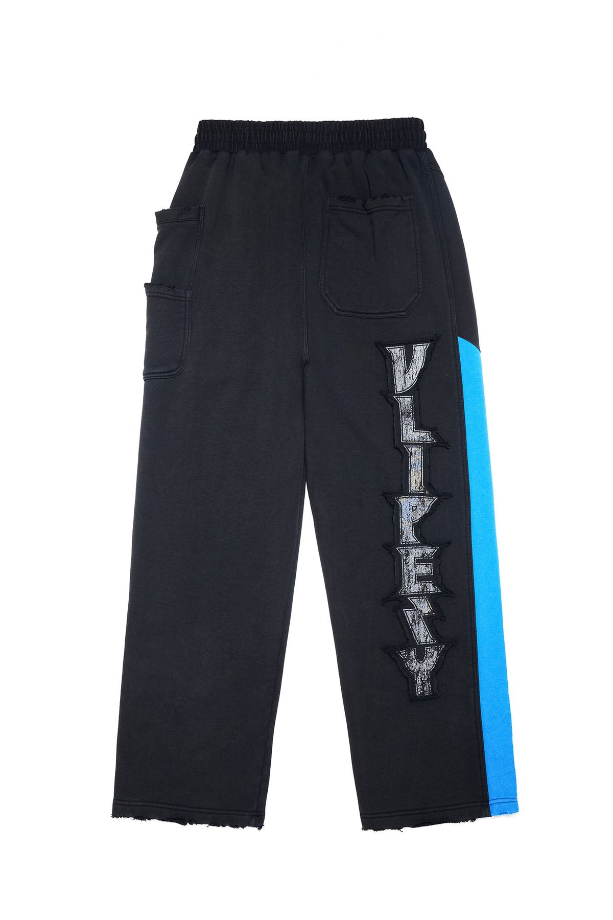 ULIPERY Asymmetric Striped LOGO Sweatpants – photo 6 of 9