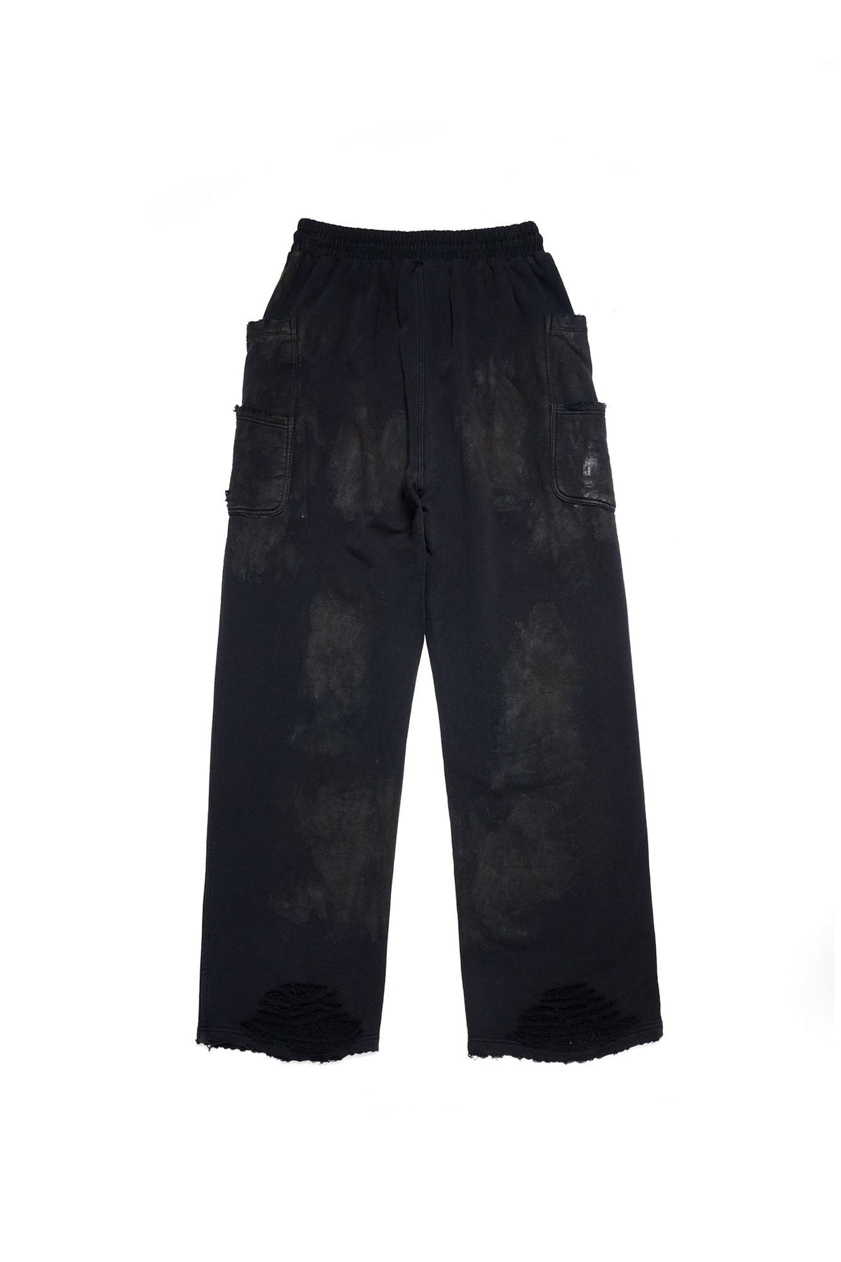 ULIPERY LOGO Mud-Wash Frayed Sweatpants – photo 7 of 10