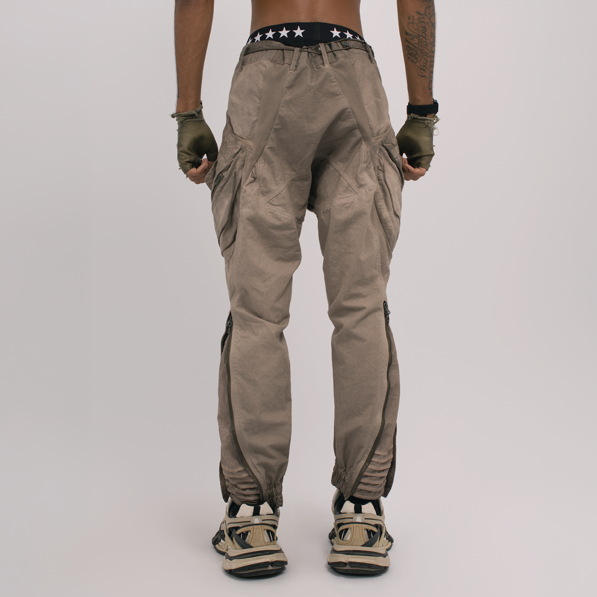 STEAM Distressed Multi-Pocket Utility Cargo Pants – photo 6 of 29