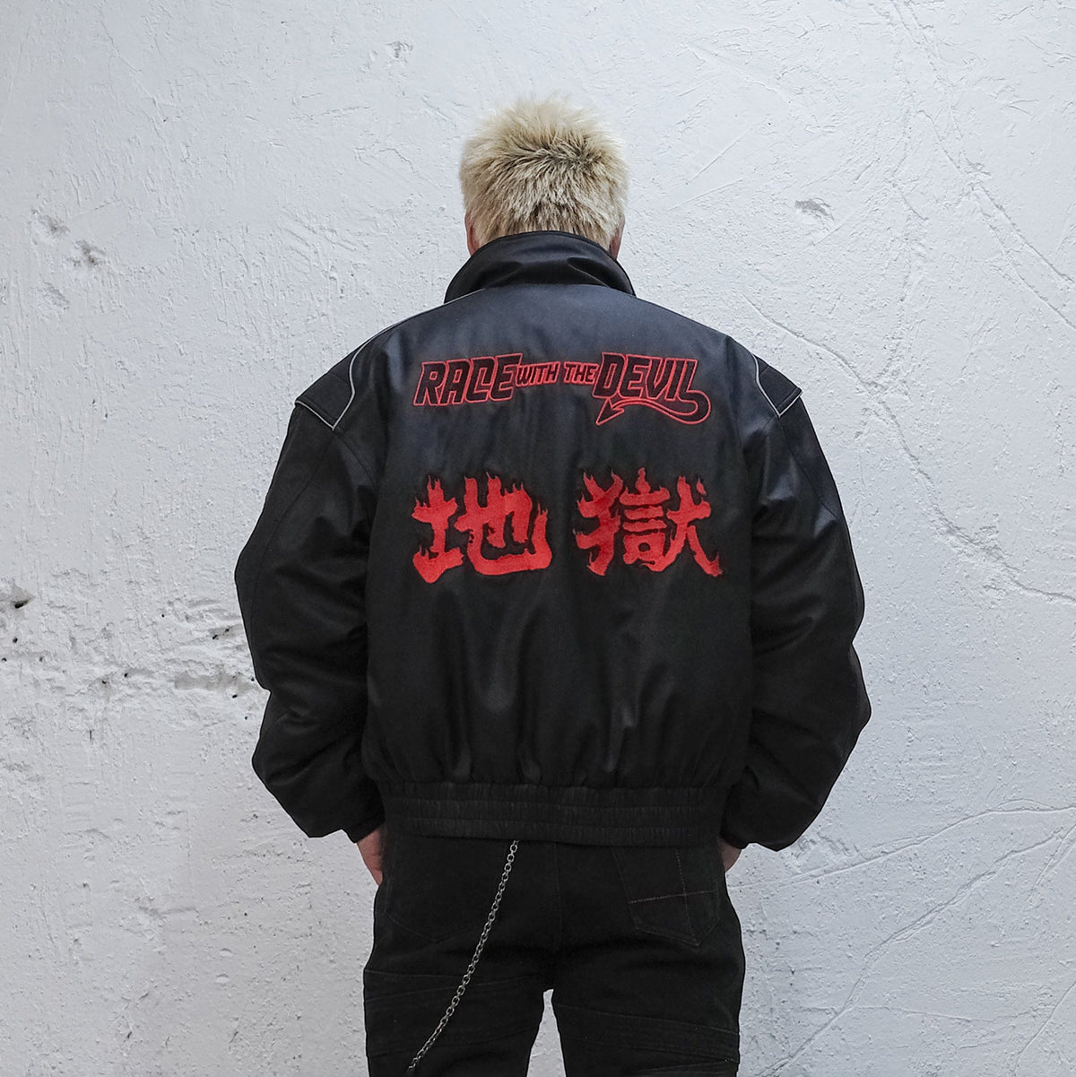 UNDERWATER Hell Racer Embroidered Padded Bomber – photo 2 of 15