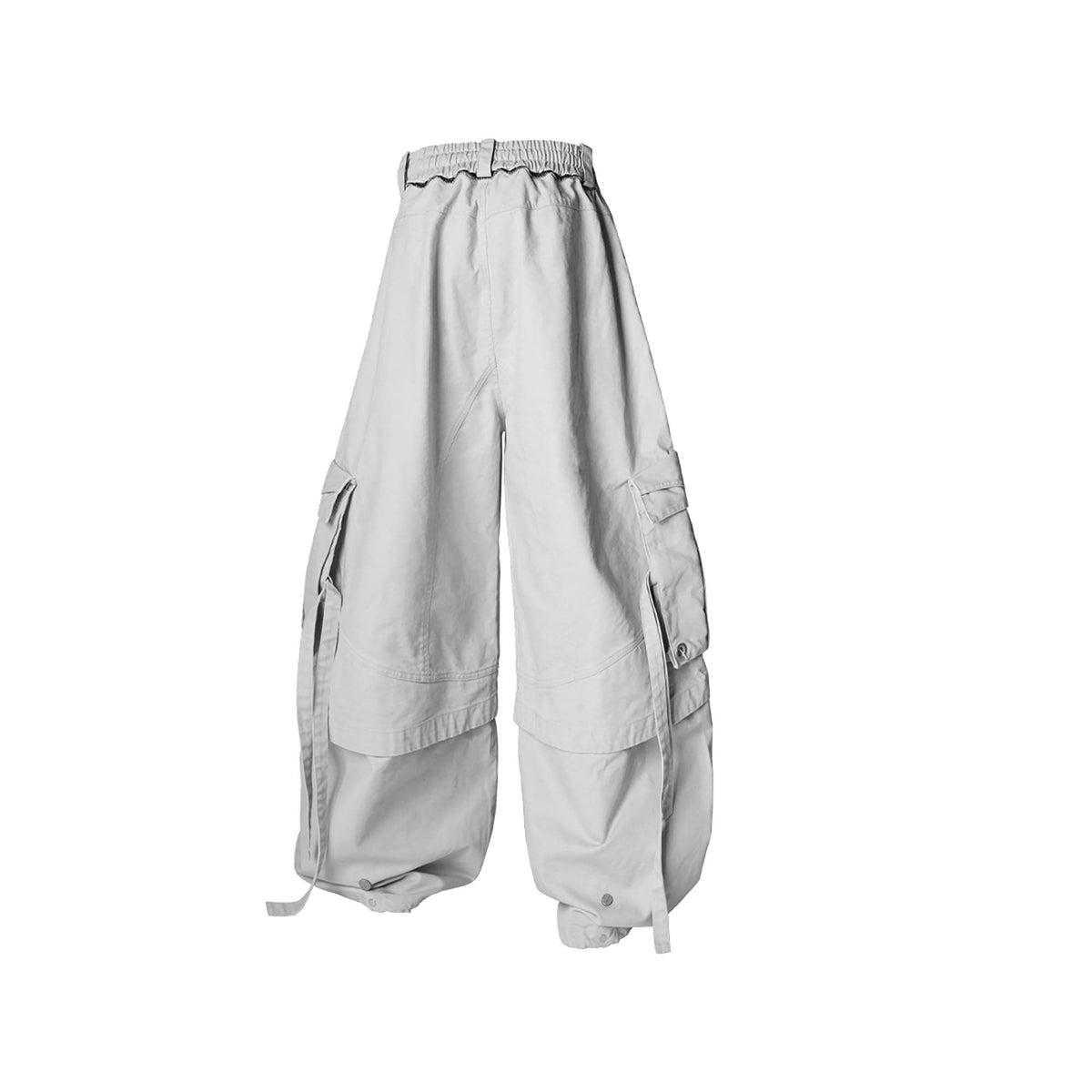 RELABEL Multi-Pocket Detachable Scarf Distressed Cargo Gray – photo 2 of 6