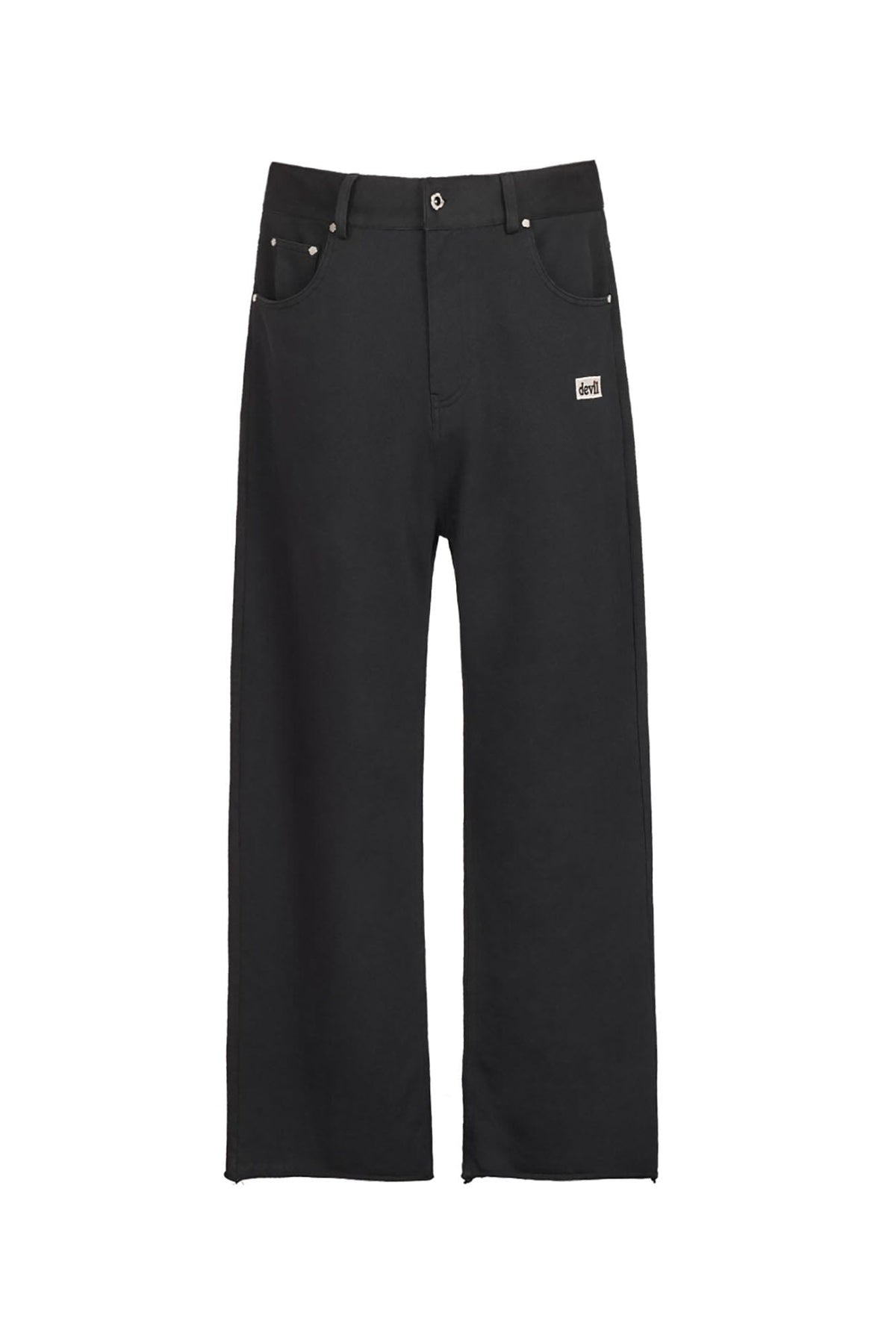 UNDERWATER Devil Embroidery Straight-Leg Pants – photo 7 of 13