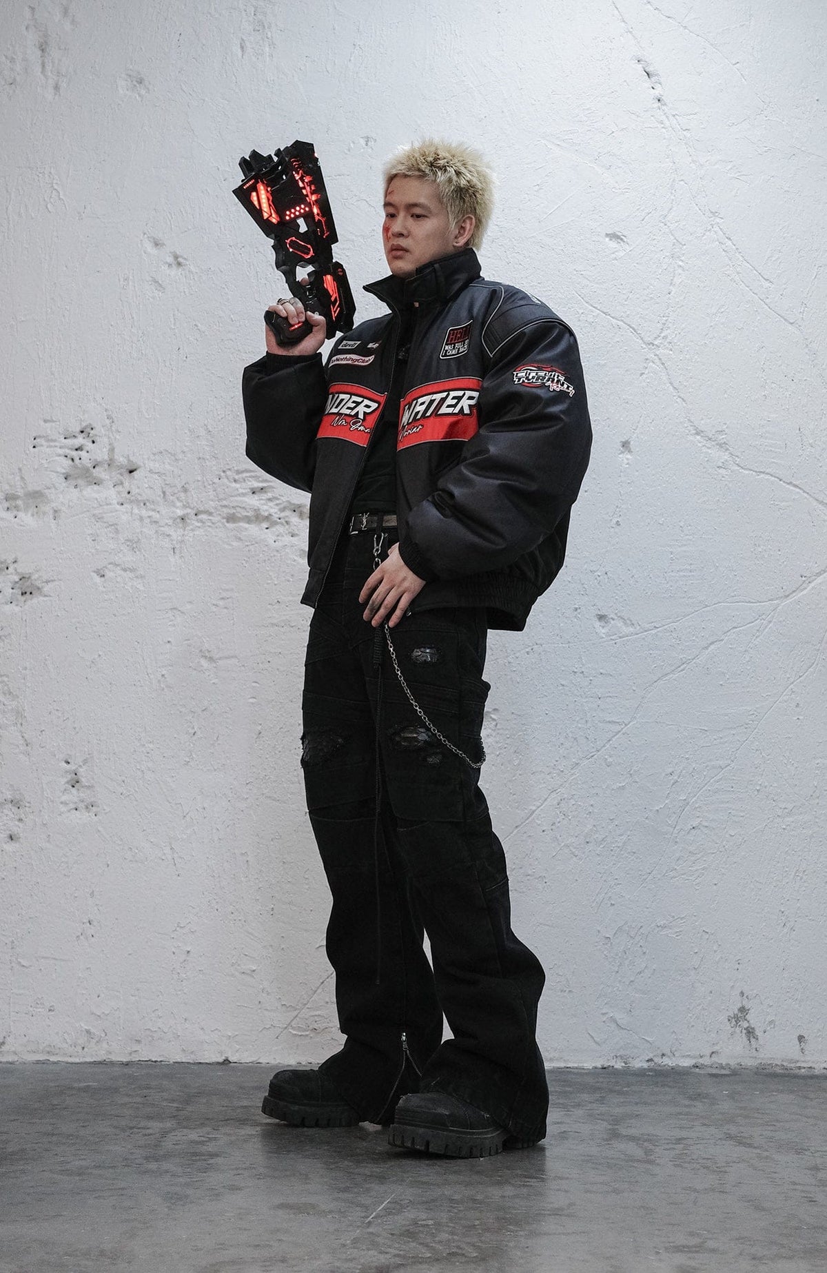 UNDERWATER Hell Racer Embroidered Padded Bomber – photo 6 of 15