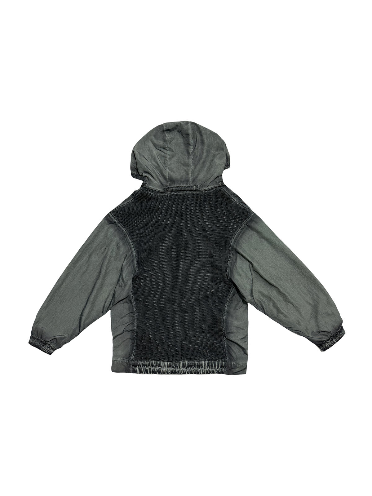 STEAM Distressed Zip-Up Detachable Hooded Jacket – photo 47 of 50