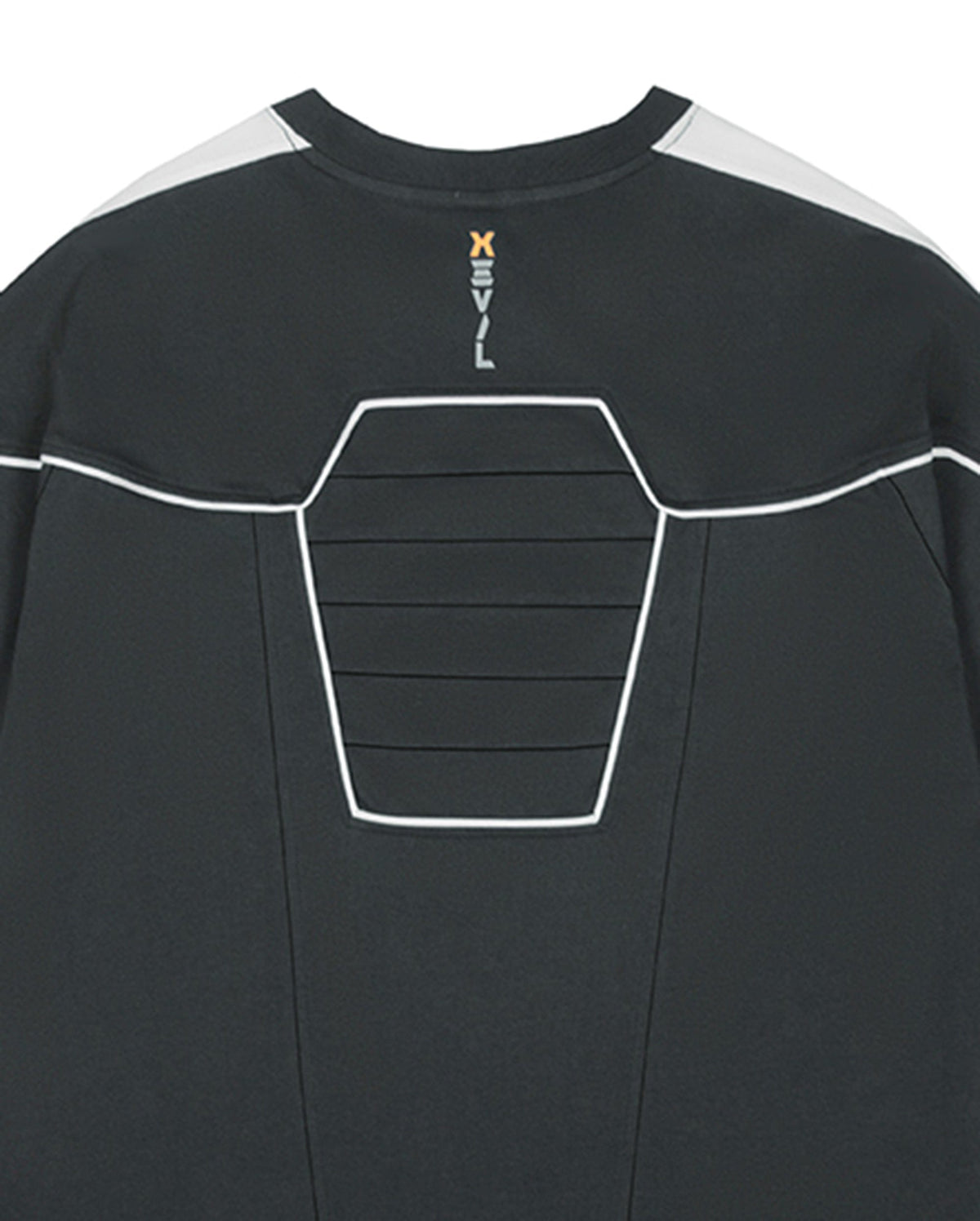 XIPHEVIL Modern Deconstructed Rivet Jersey Black – photo 13 of 15