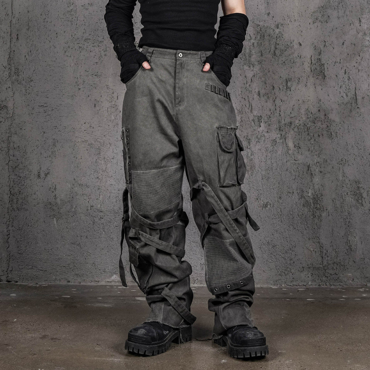 UNDERWATER Scavenger Heavyduty Multi-Pockets Striped Cargo