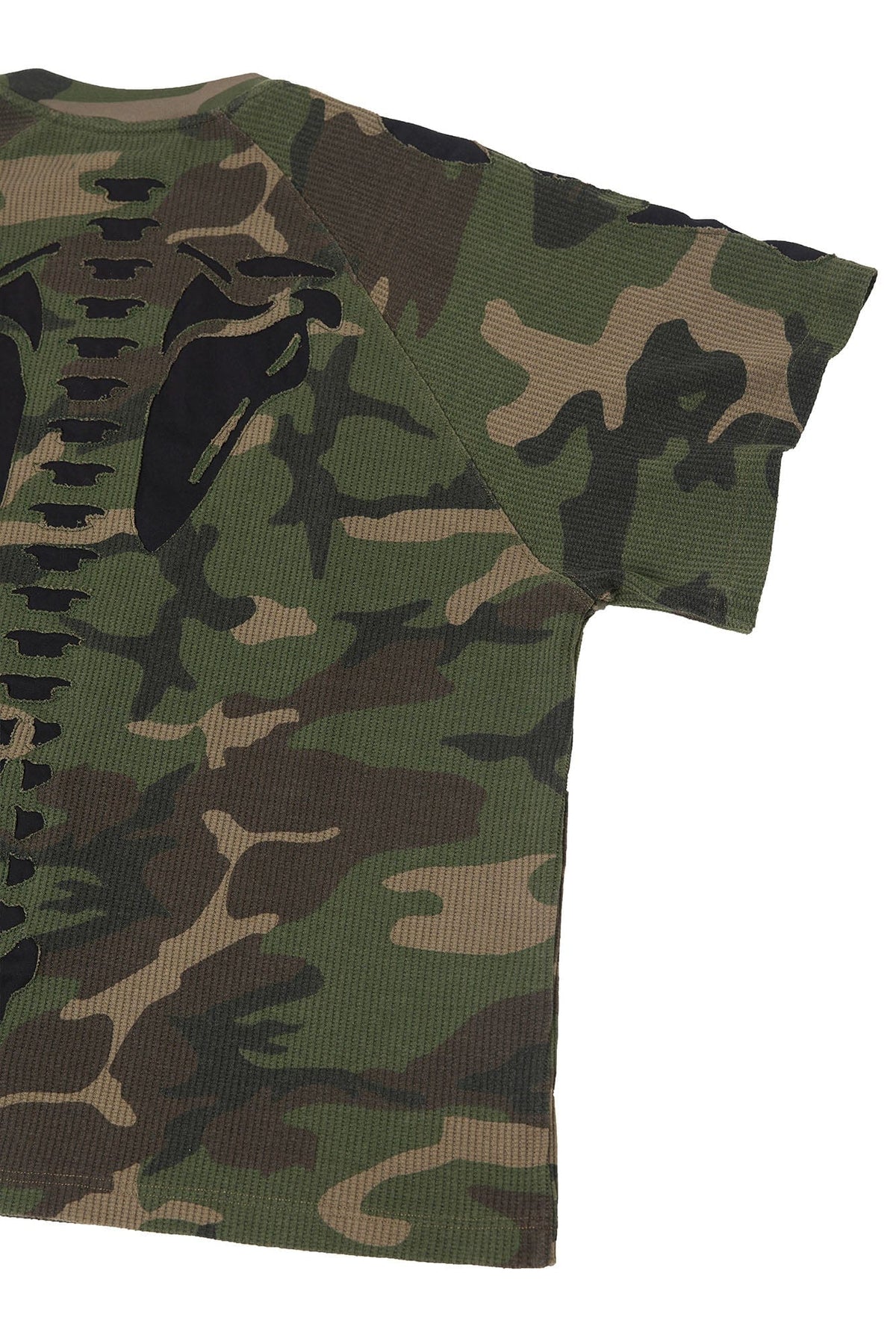 RELABEL Camo Detachable Hood Skeleton Graphic Tee – photo 11 of 14