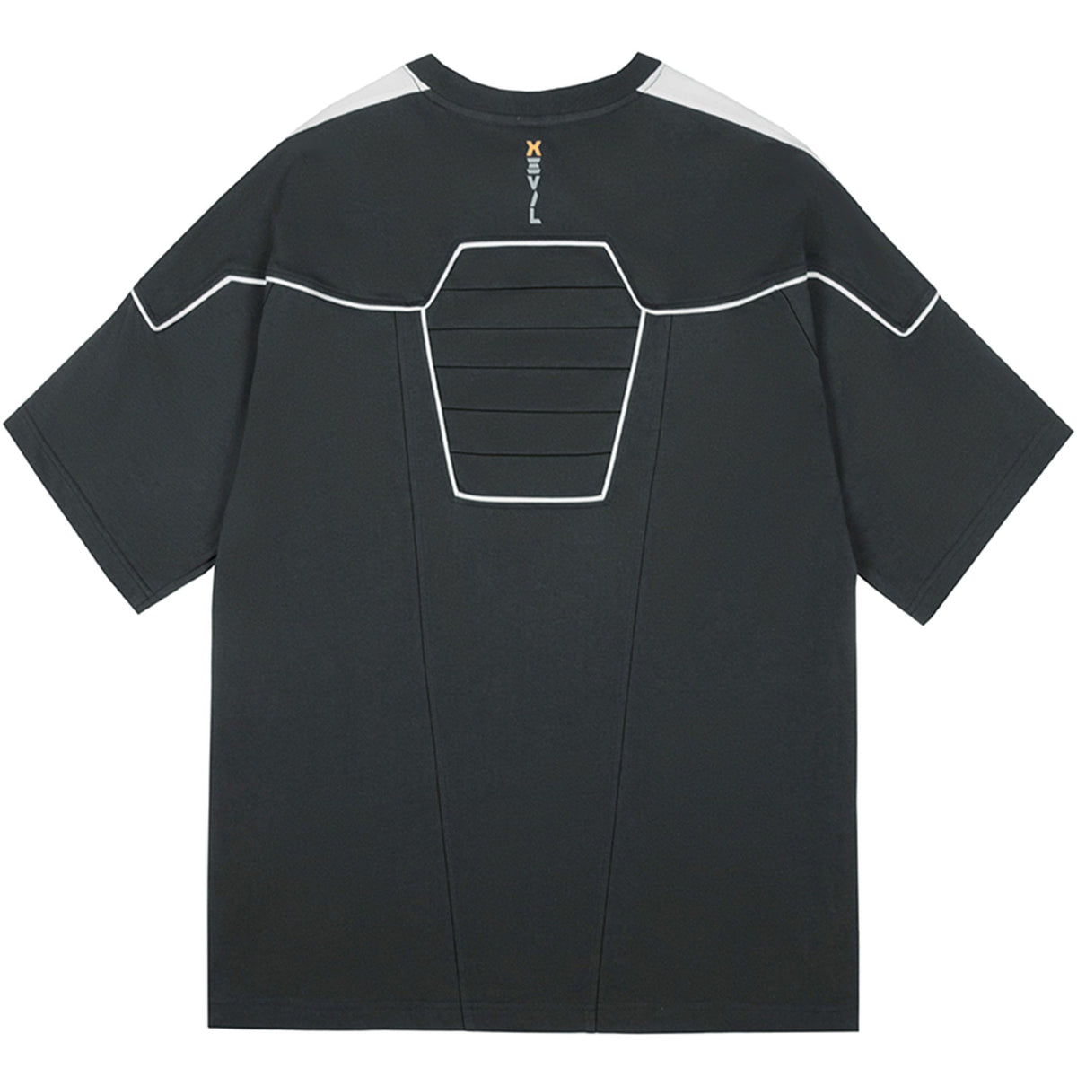 XIPHEVIL Modern Deconstructed Rivet Jersey Black – photo 15 of 15