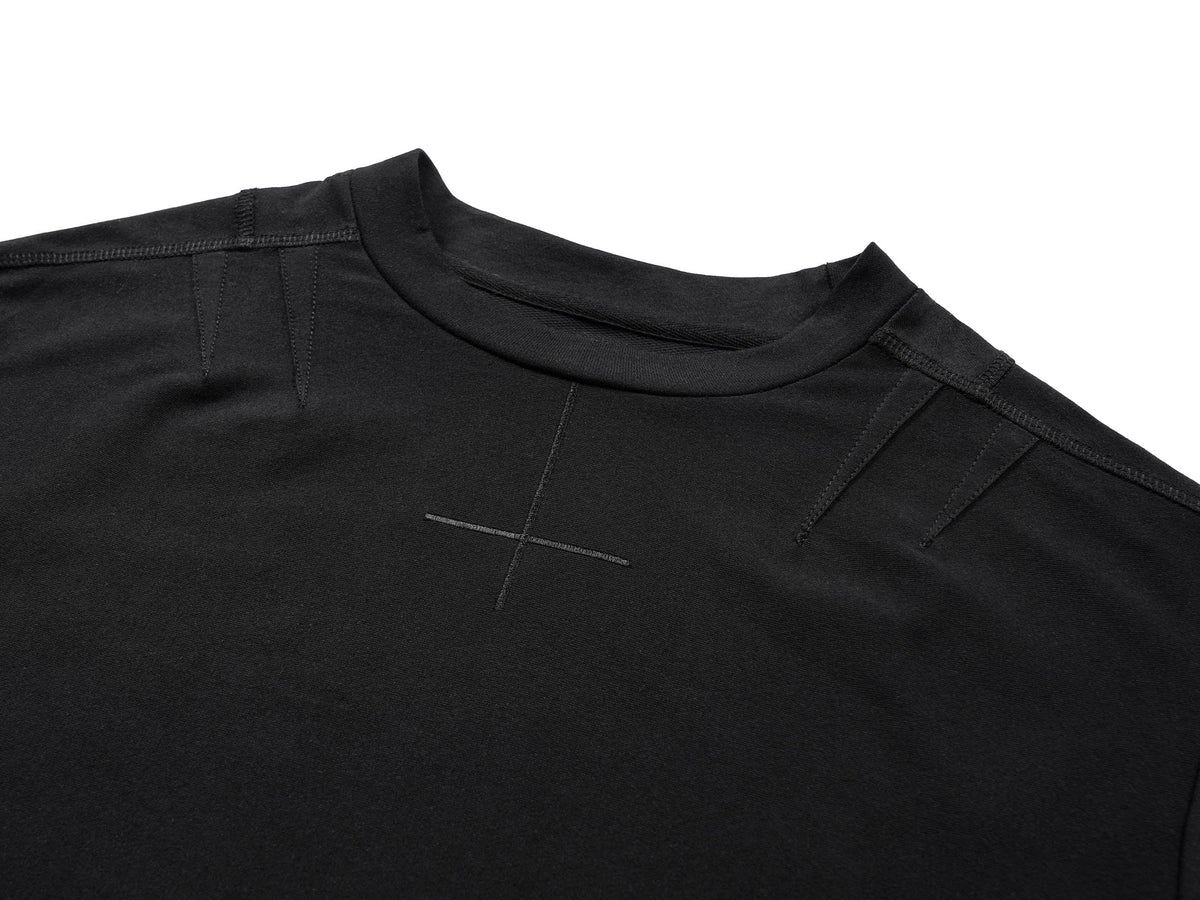UNDERWATER Cross Embroidered High Neck Long-Sleeve Tee – photo 7 of 12