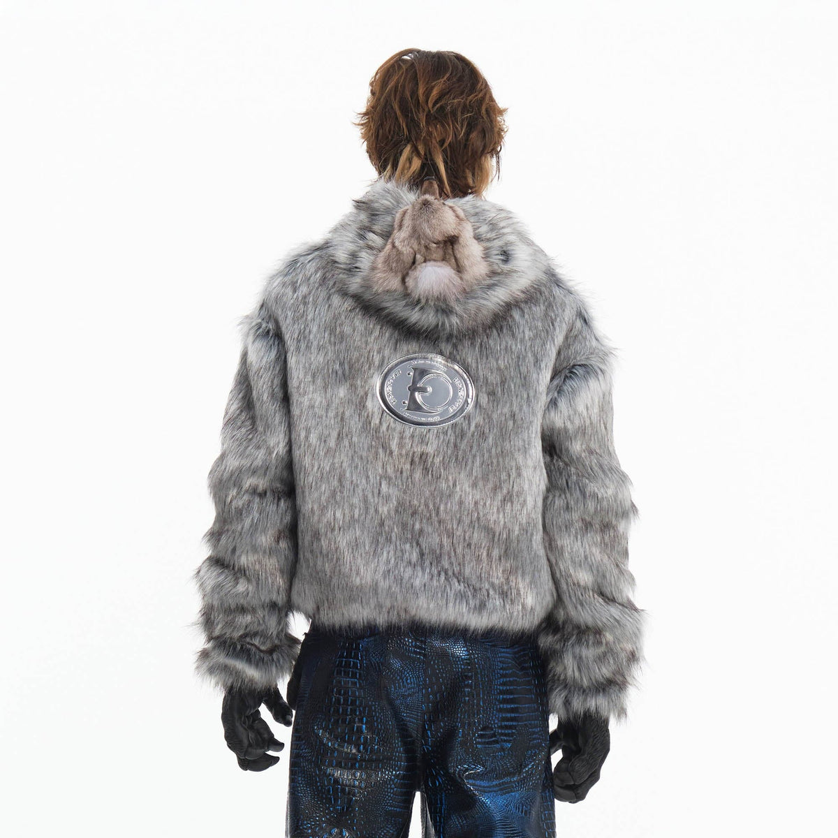 EMBRYO Detachable Beast Claw Faux Fur Hooded Jacket – photo 3 of 17