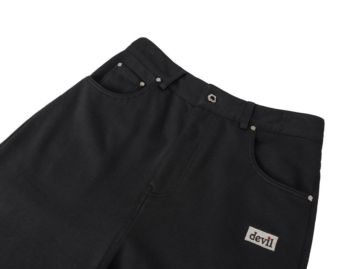 UNDERWATER Devil Embroidery Straight-Leg Pants – photo 9 of 13