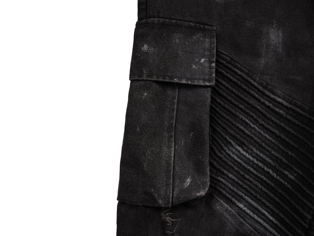 UNDERWATER Deconstructed Distressed Wanderer Multi-Pocket Jeans – photo 8 of 12