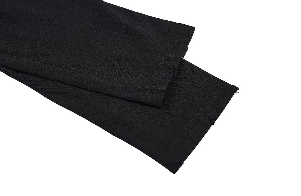 UNDERWATER Demon Slashed Cotton Long Sleeve Tee Black – photo 12 of 12