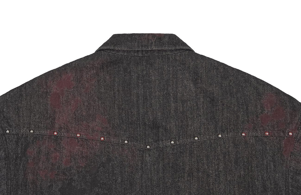 UNDERWATER Bloodstained Raw Denim Jacket – photo 13 of 14
