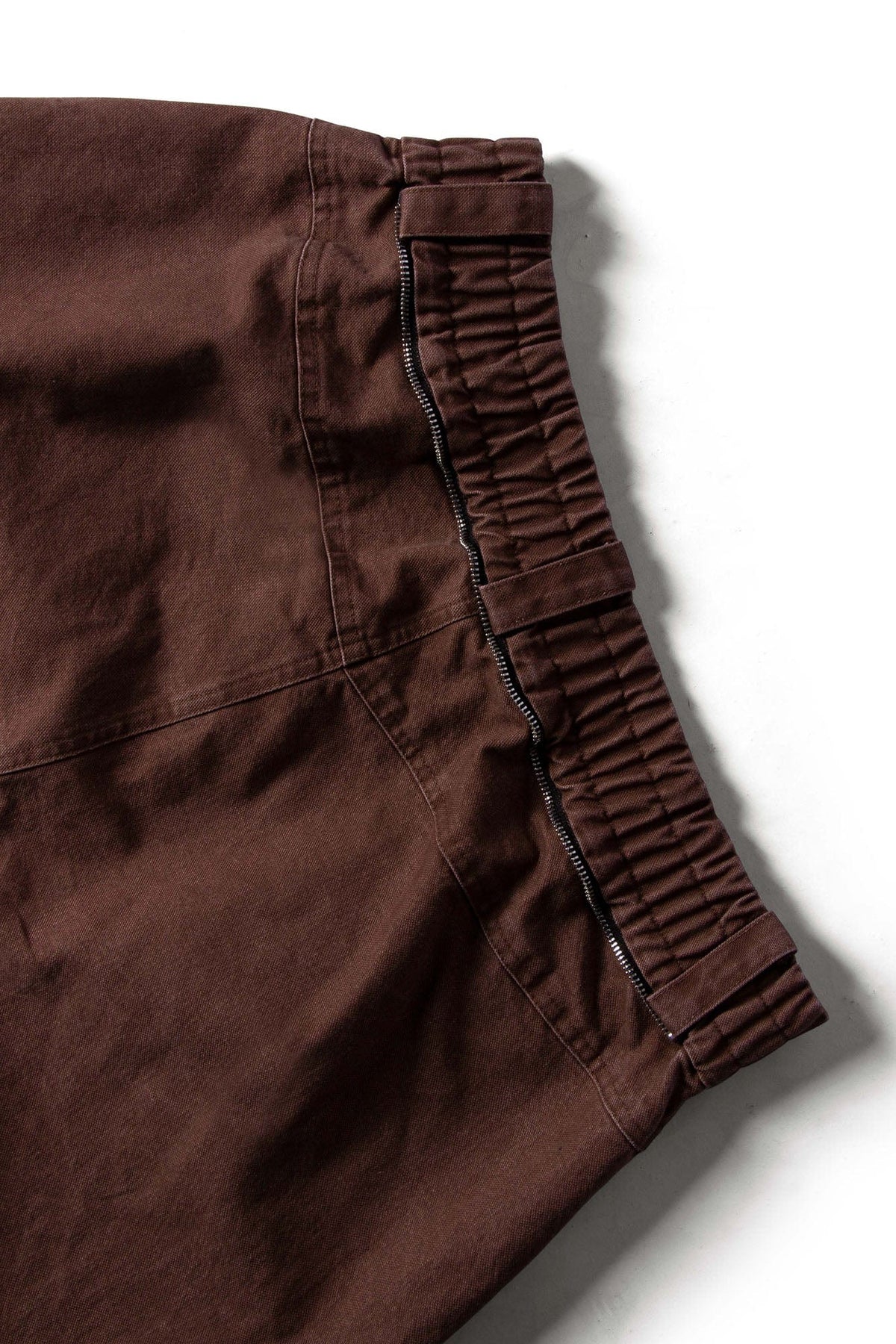 RELABEL Multi-Pocket Detachable Scarf Distressed Cargo Coffee – photo 6 of 6