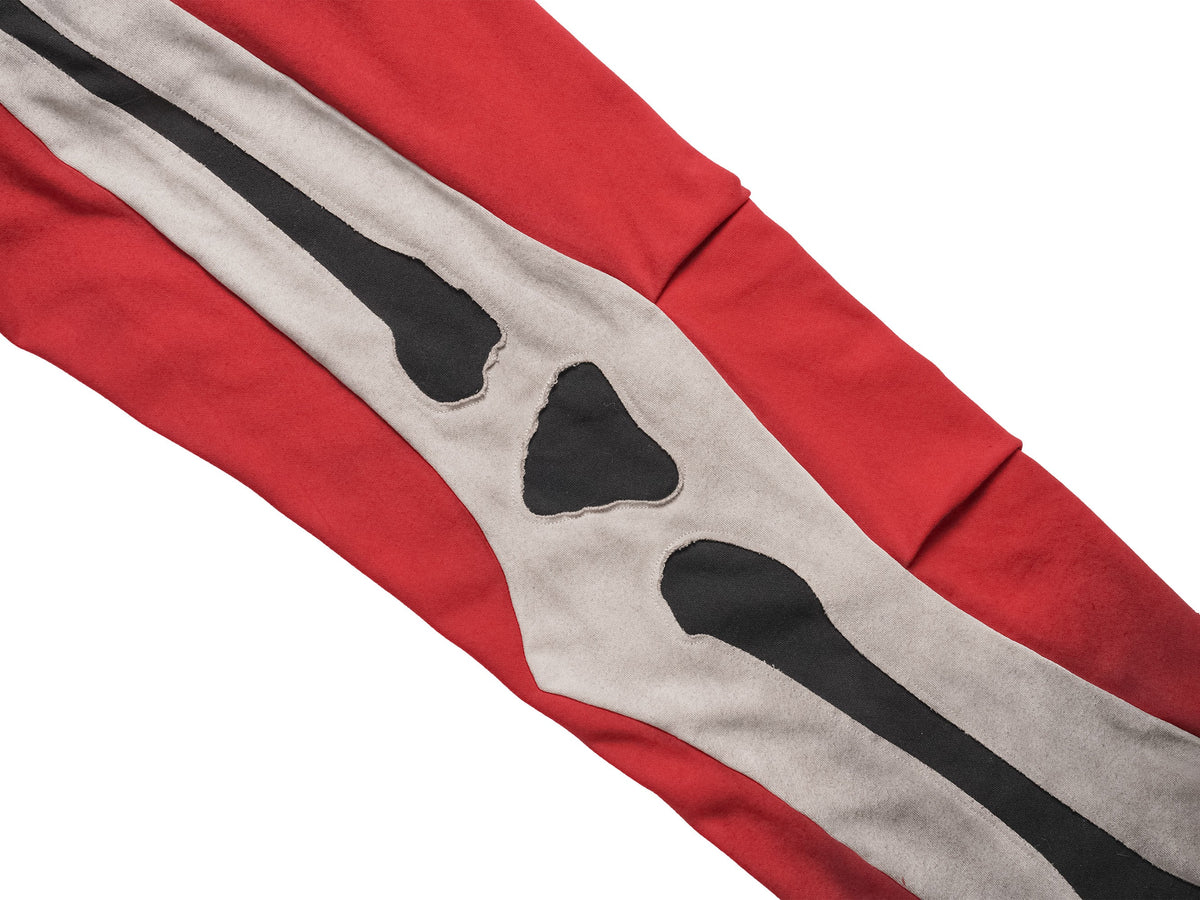 UNDERWATER Skeleton Distressed Contrast Panel Sweatpants – photo 11 of 13