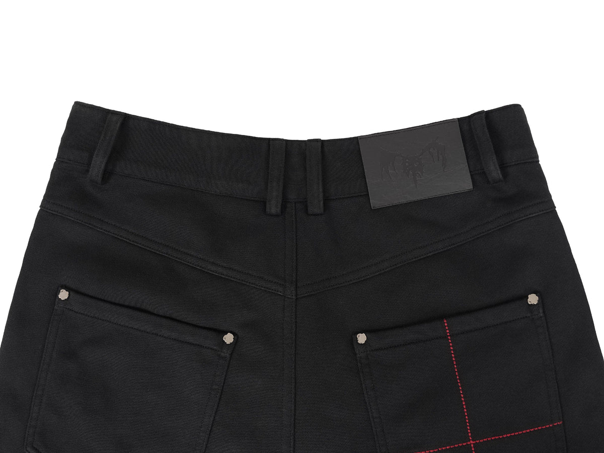 UNDERWATER Devil Embroidery Straight-Leg Pants – photo 11 of 13