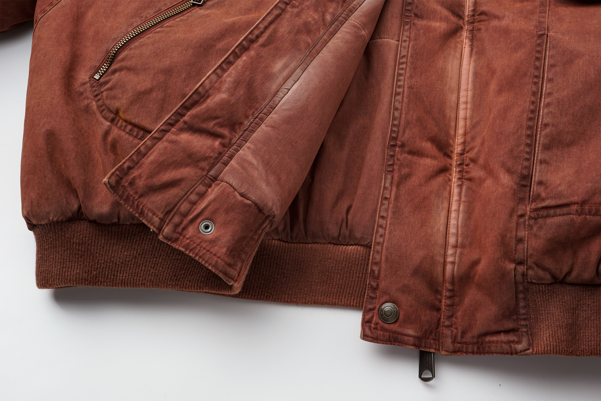 AVINMADE Washed Retro Bomber Jacket – photo 11 of 13