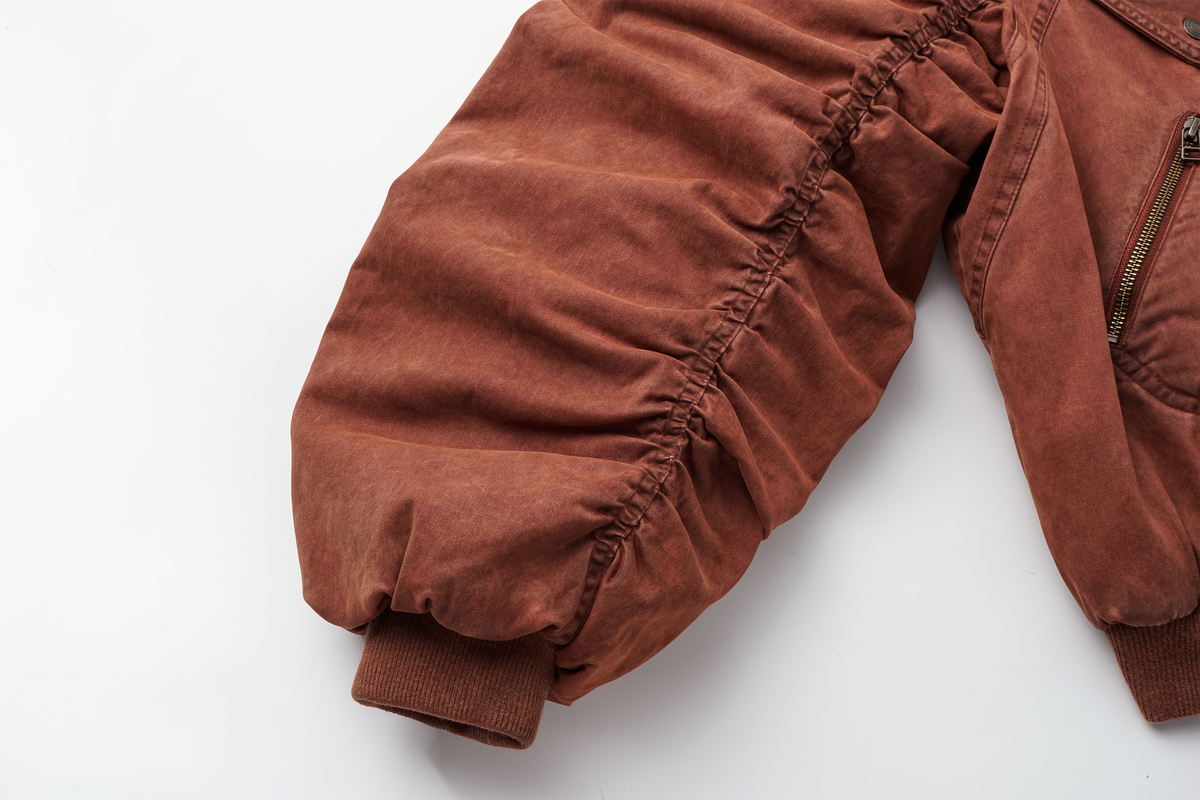 AVINMADE Washed Retro Bomber Jacket – photo 12 of 13