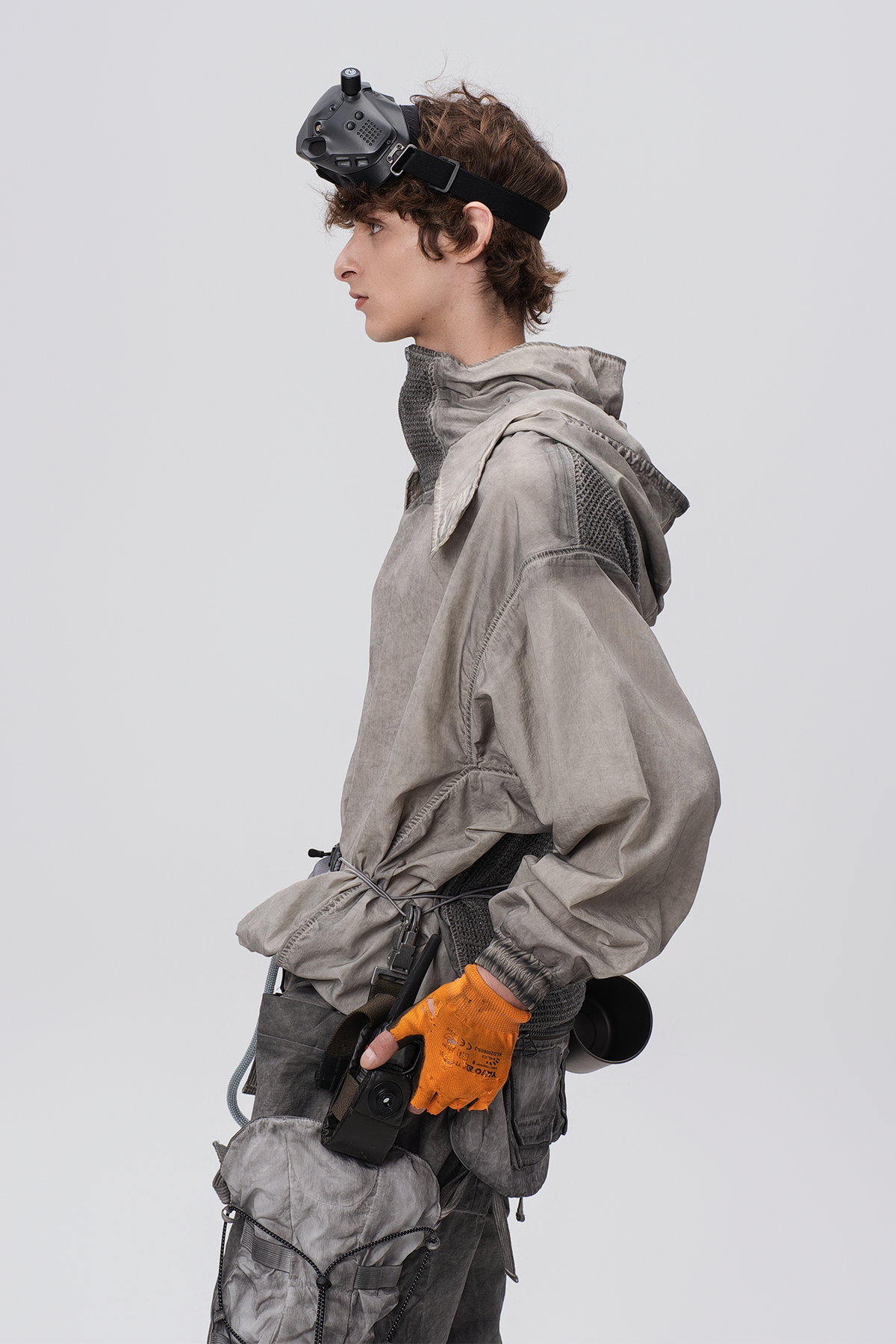 STEAM Distressed Zip-Up Detachable Hooded Jacket – photo 36 of 50