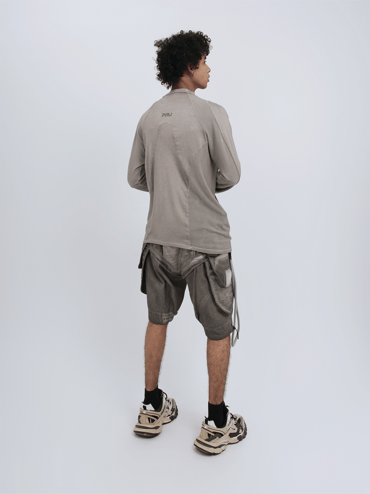 STEAM Mesh Paneled Washed Long-Sleeve Tee – photo 14 of 34