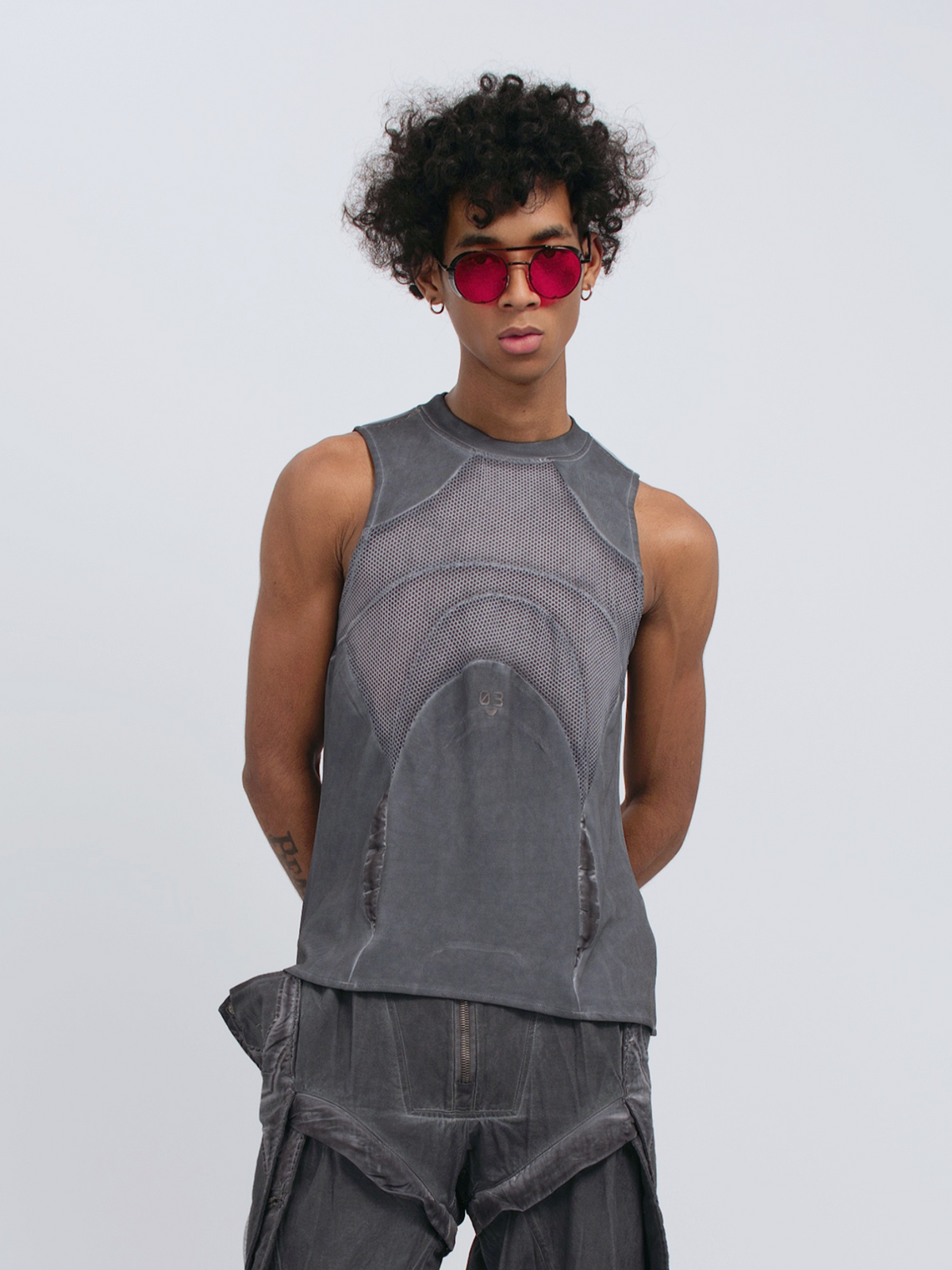 STEAM Distressed Mesh Tactical Tank Top – photo 22 of 27