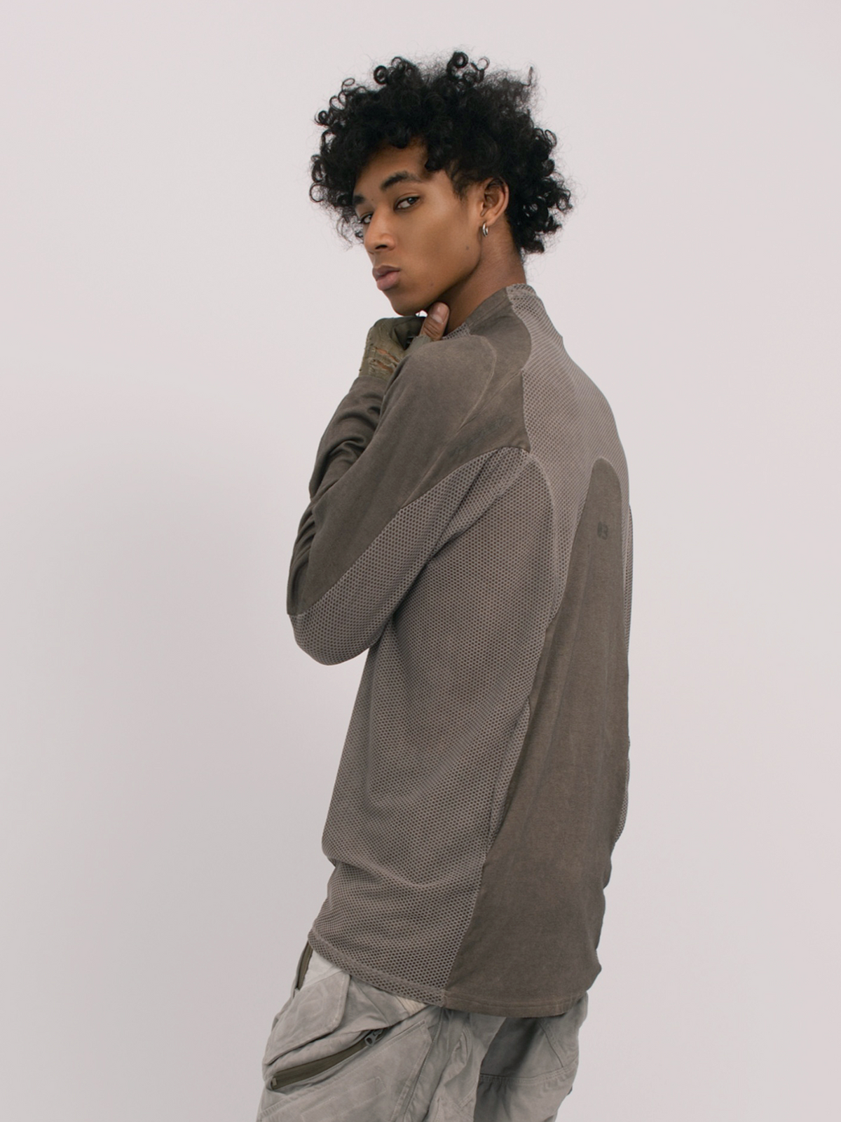 STEAM Mesh Paneled Washed Long-Sleeve Tee – photo 28 of 34