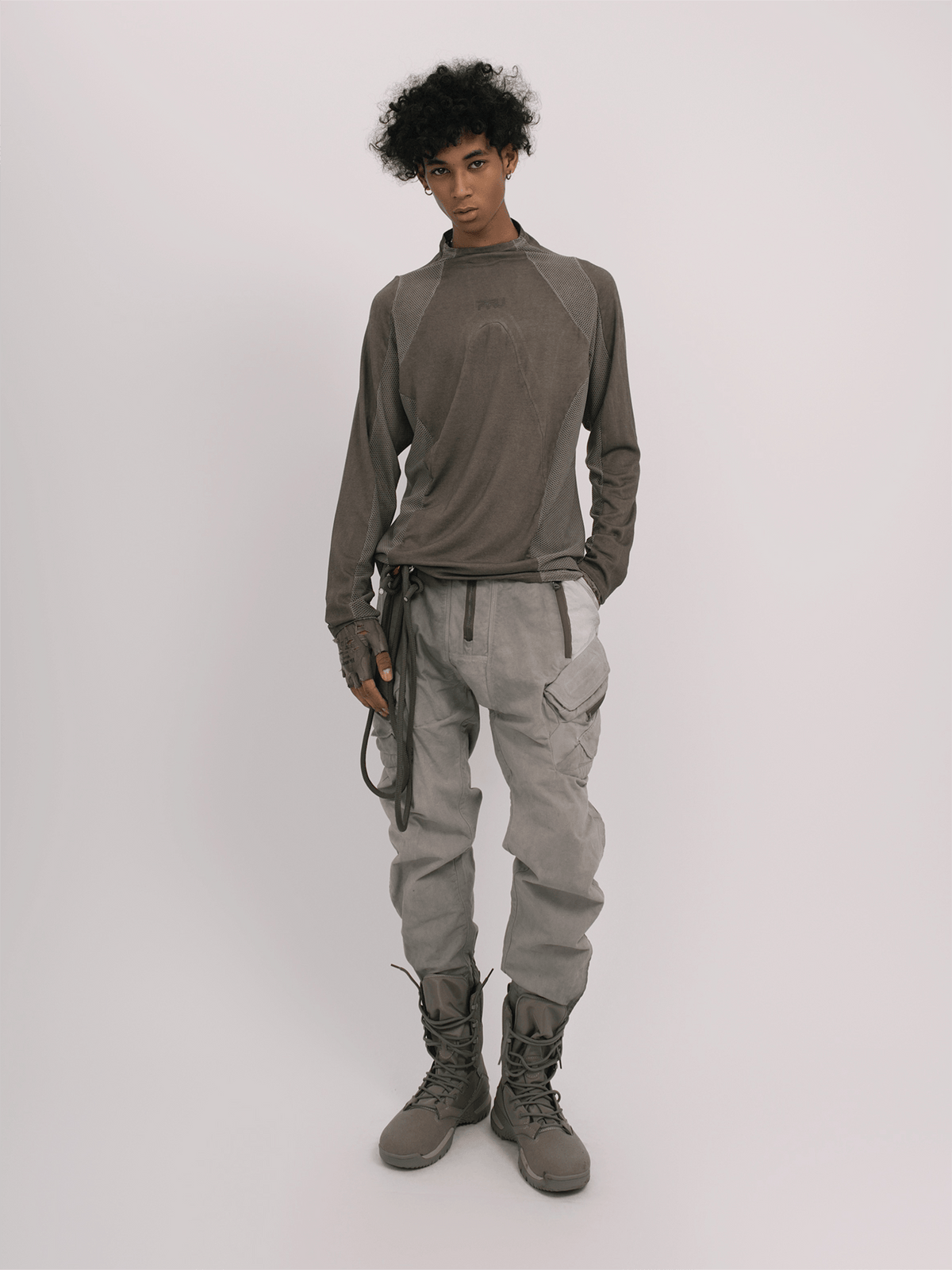 STEAM Mesh Paneled Washed Long-Sleeve Tee – photo 15 of 34