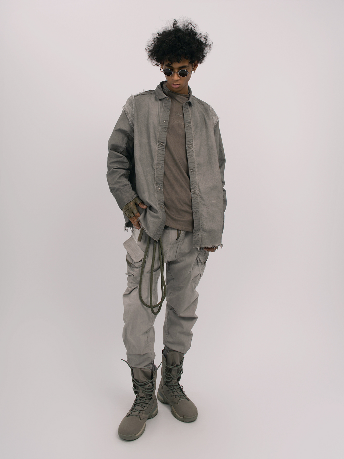 STEAM Distressed Multi-Pocket Utility Cargo Pants – photo 13 of 29