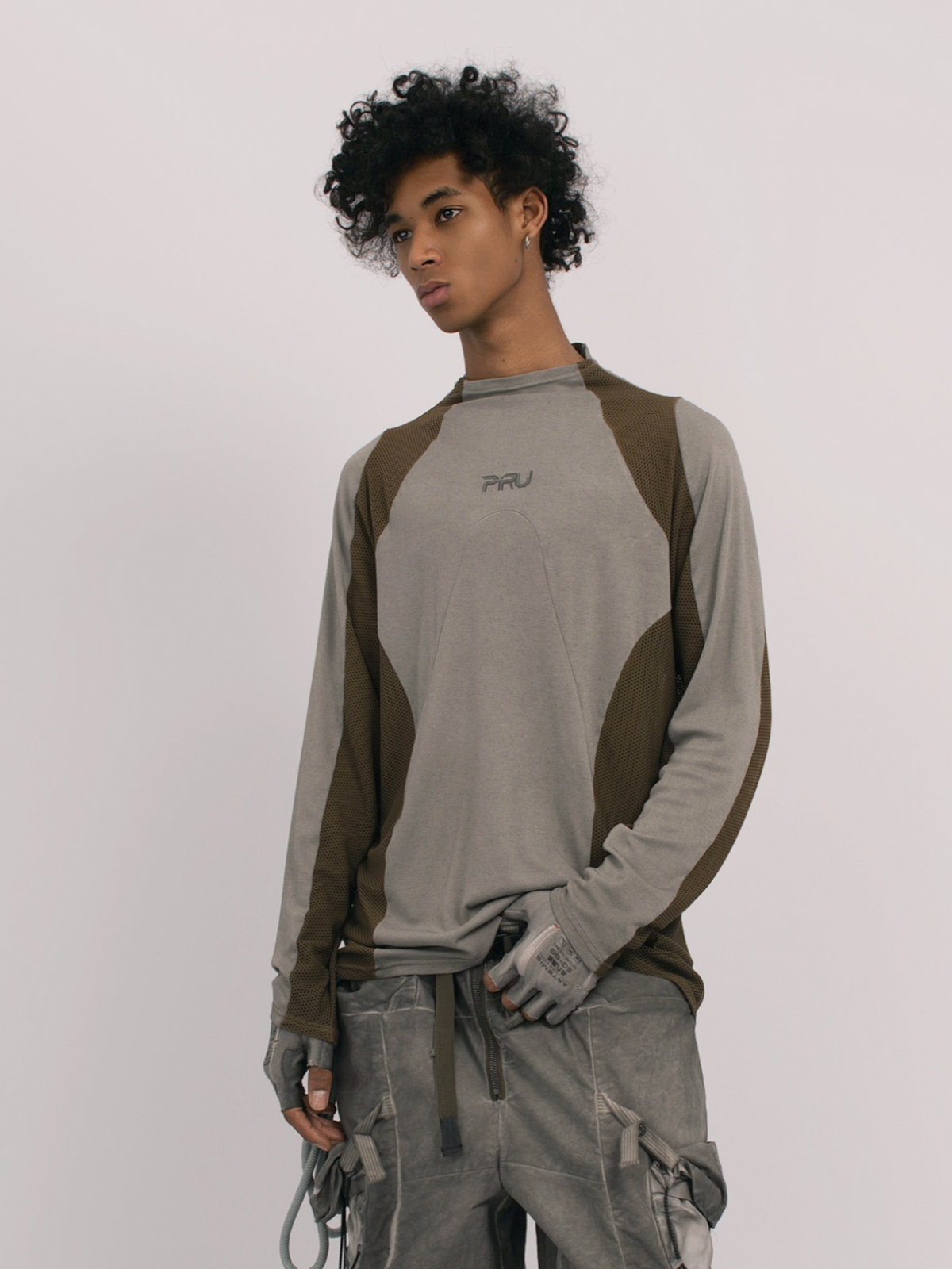 STEAM Mesh Paneled Washed Long-Sleeve Tee – photo 29 of 34
