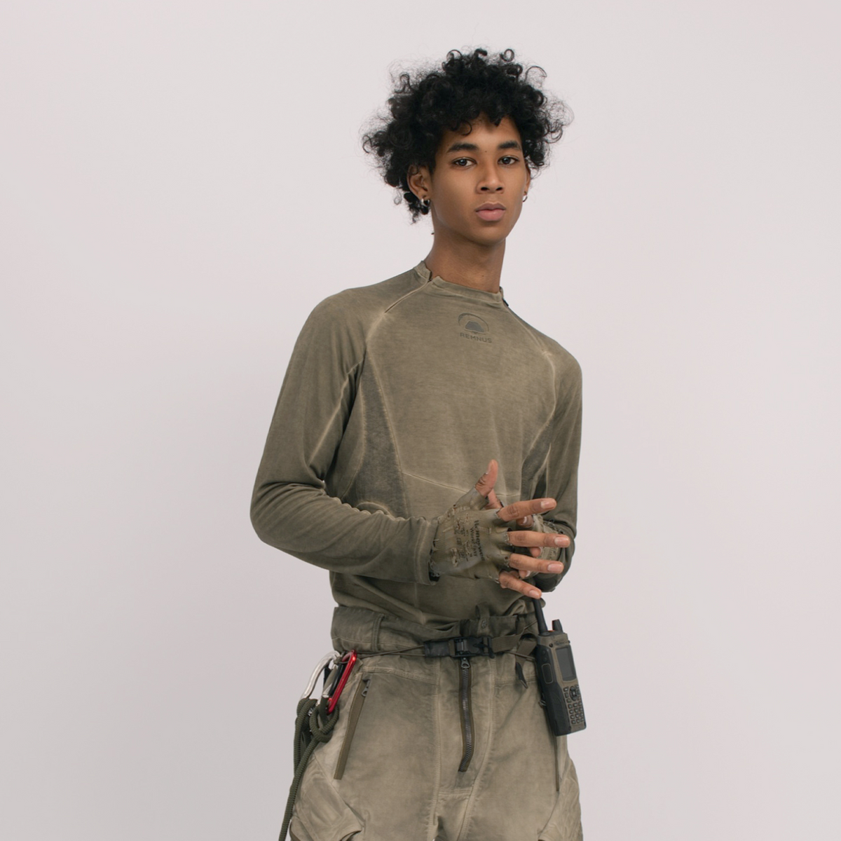 STEAM Distressed Spliced Paneled Long-Sleeve Tee – photo 5 of 24