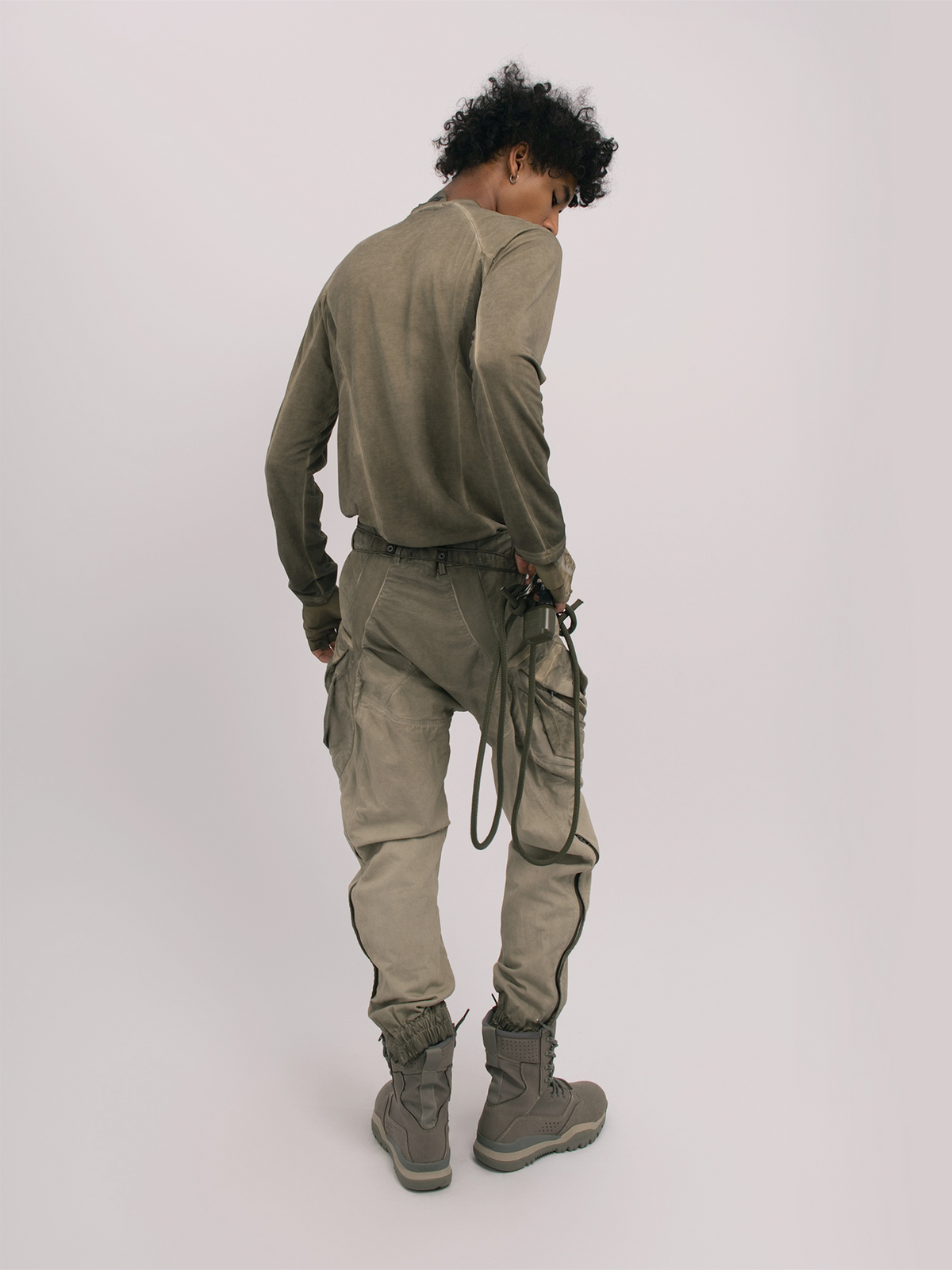 STEAM Distressed Spliced Paneled Long-Sleeve Tee – photo 7 of 24